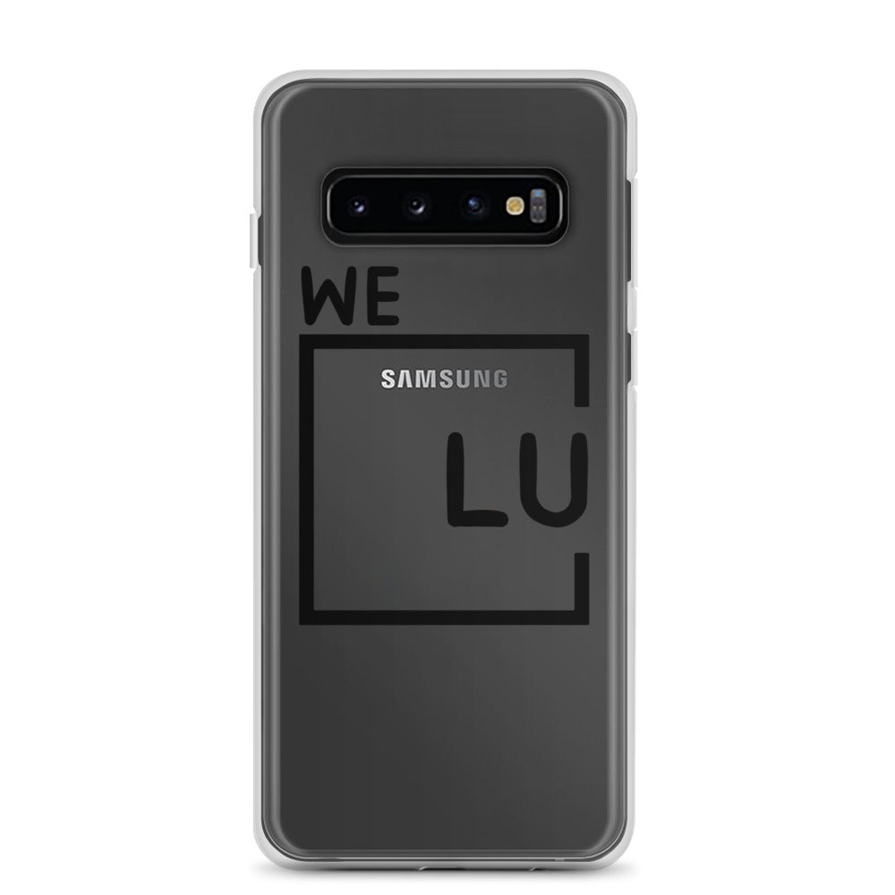 WLU Clear Case for Samsung® - Black Logo