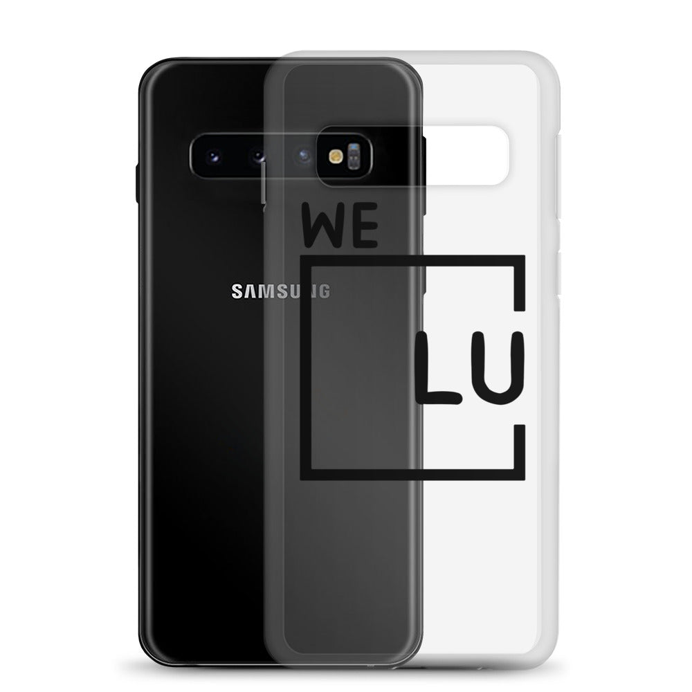 WLU Clear Case for Samsung® - Black Logo