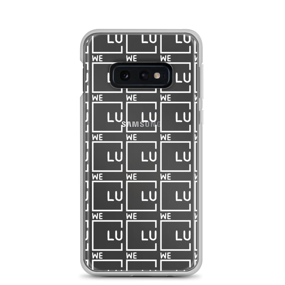 WLU Clear Case for Samsung® - White Logo