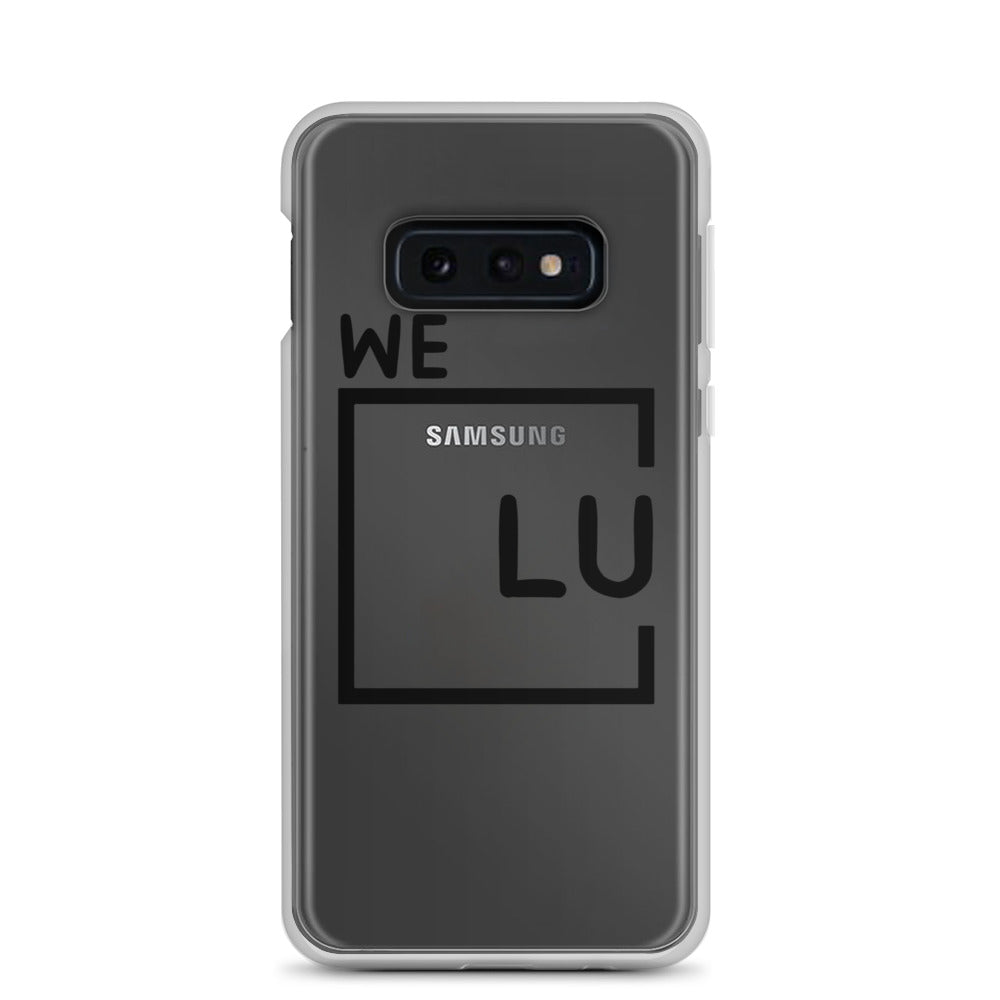 WLU Clear Case for Samsung® - Black Logo