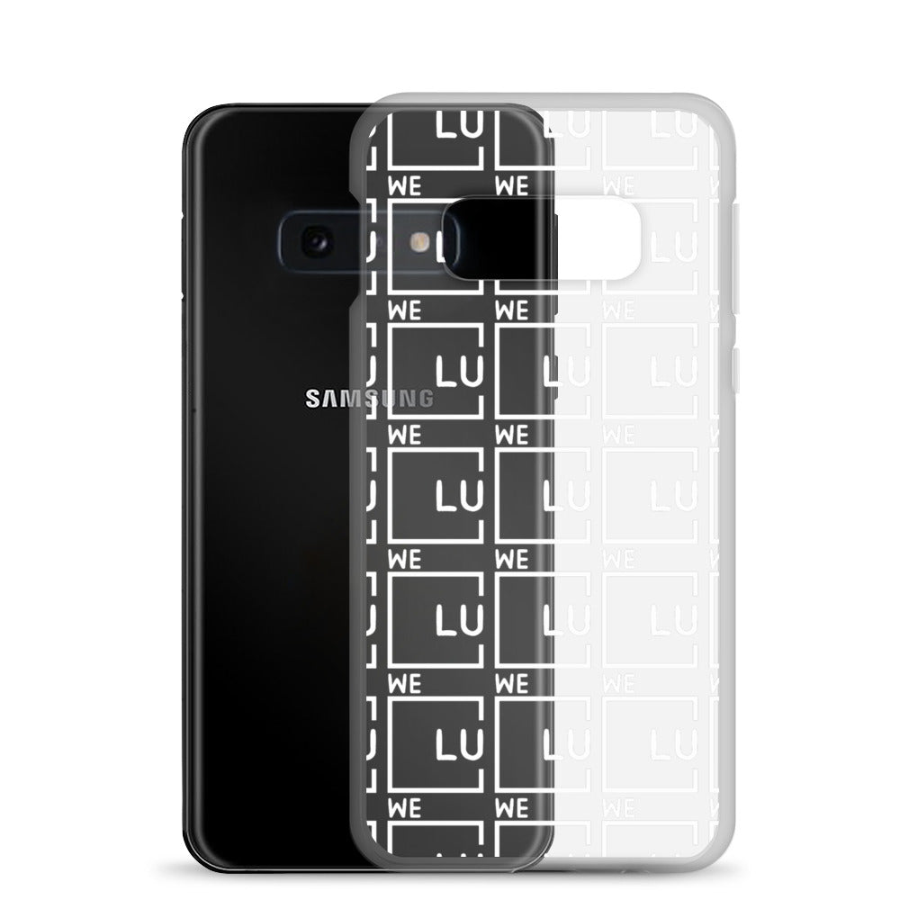 WLU Clear Case for Samsung® - White Logo