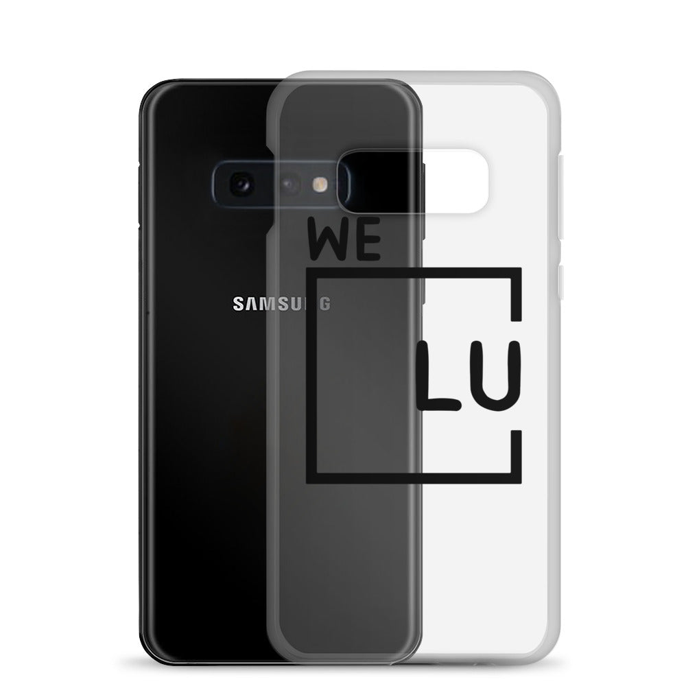 WLU Clear Case for Samsung® - Black Logo