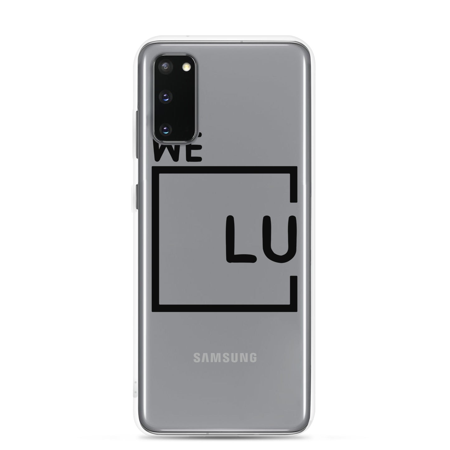 WLU Clear Case for Samsung® - Black Logo