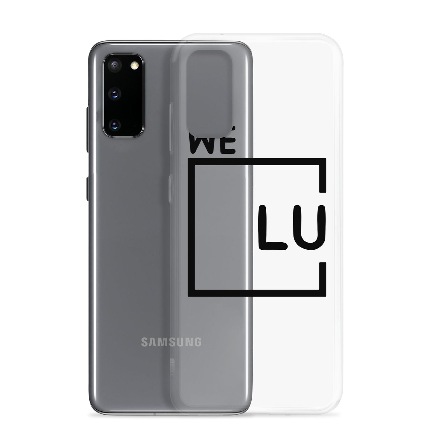 WLU Clear Case for Samsung® - Black Logo