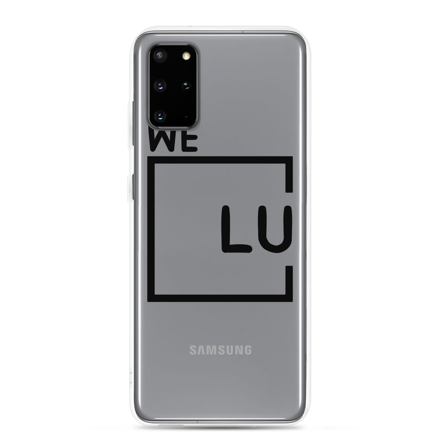 WLU Clear Case for Samsung® - Black Logo