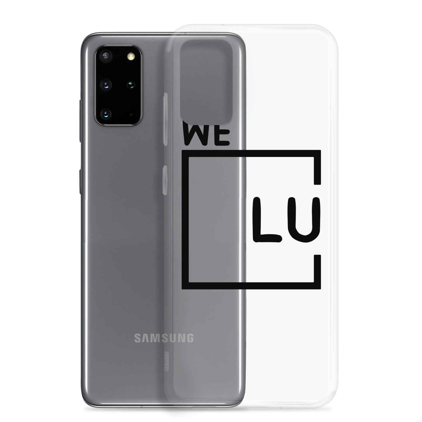 WLU Clear Case for Samsung® - Black Logo