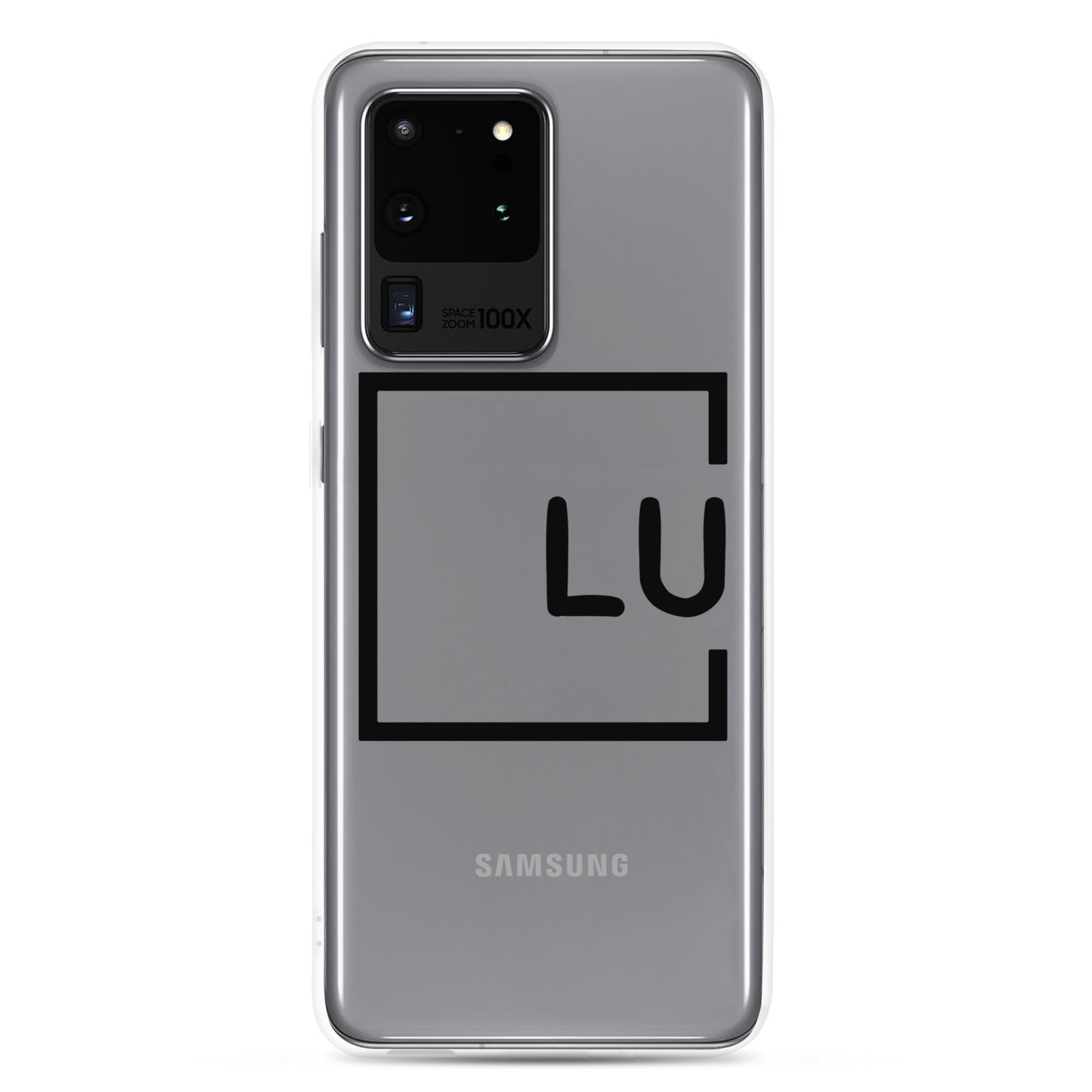 WLU Clear Case for Samsung® - Black Logo