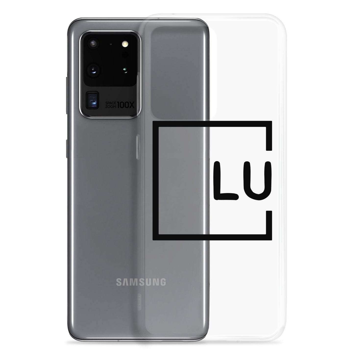 WLU Clear Case for Samsung® - Black Logo