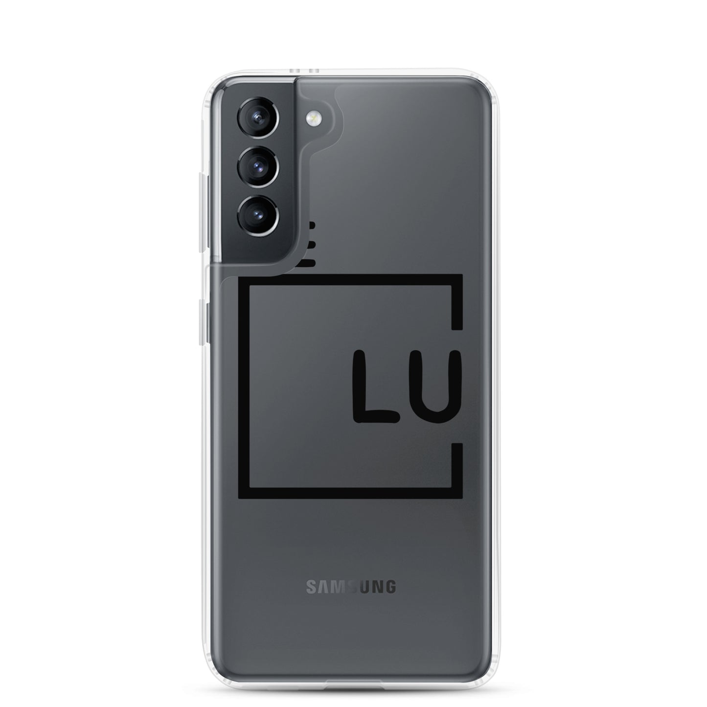 WLU Clear Case for Samsung® - Black Logo