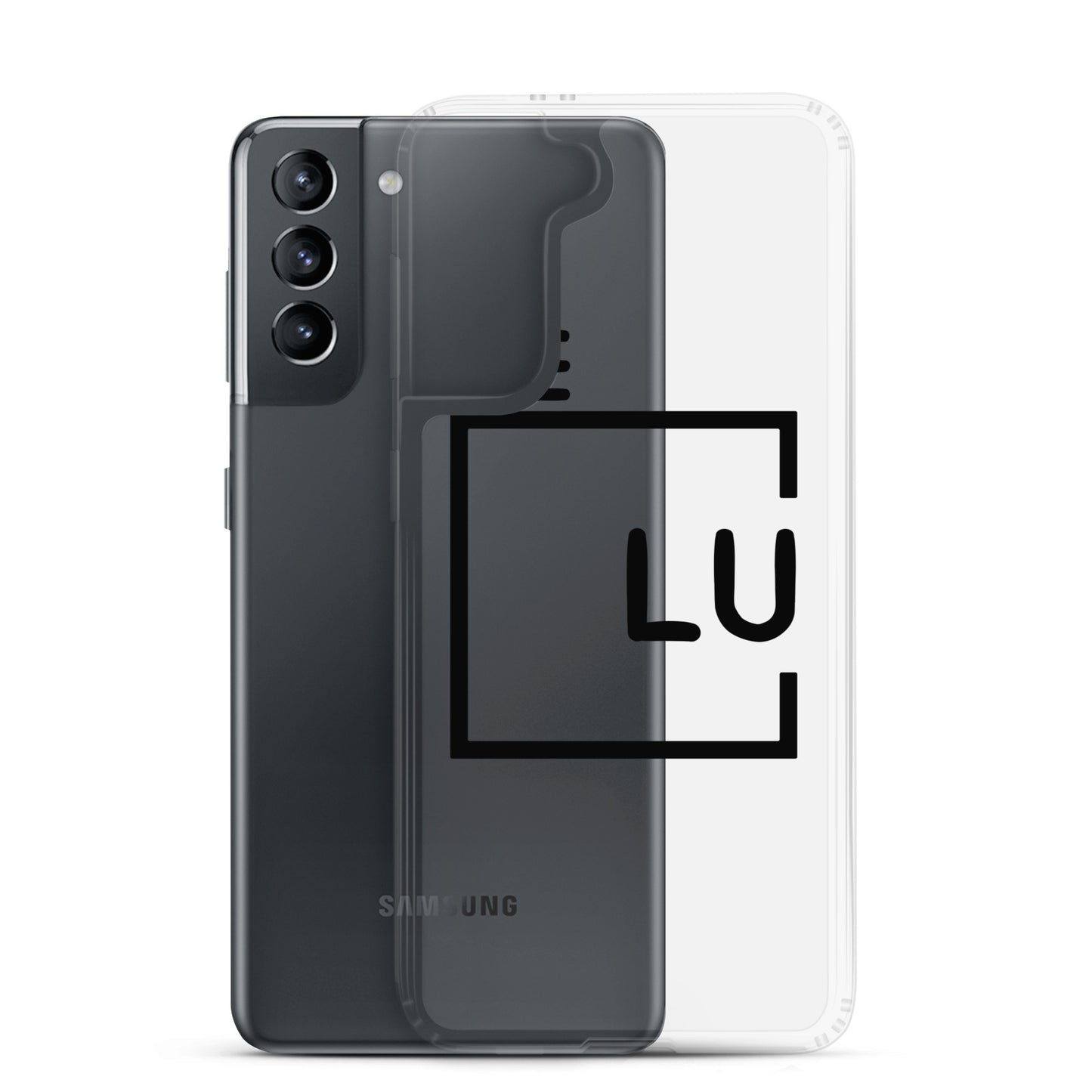 WLU Clear Case for Samsung® - Black Logo