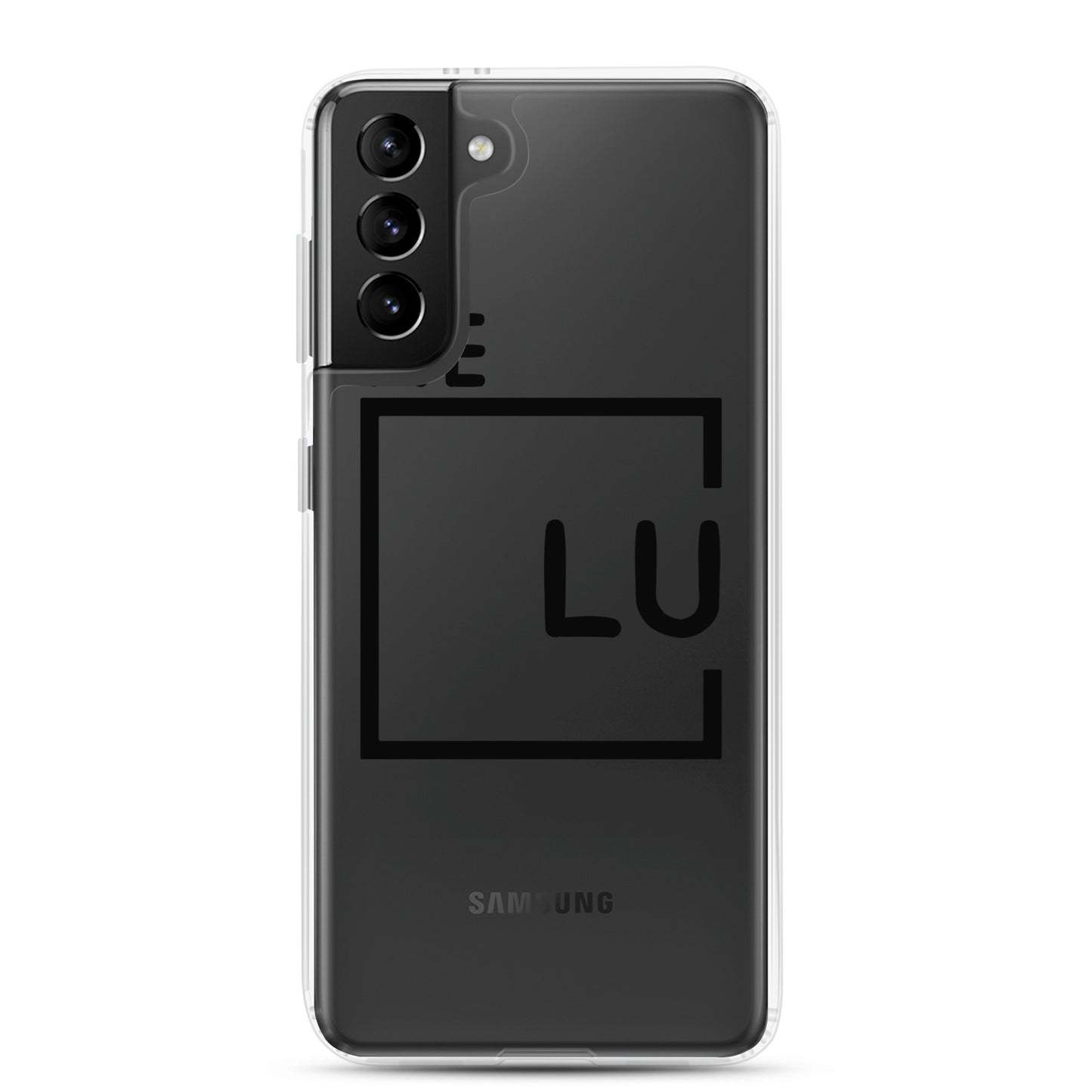 WLU Clear Case for Samsung® - Black Logo