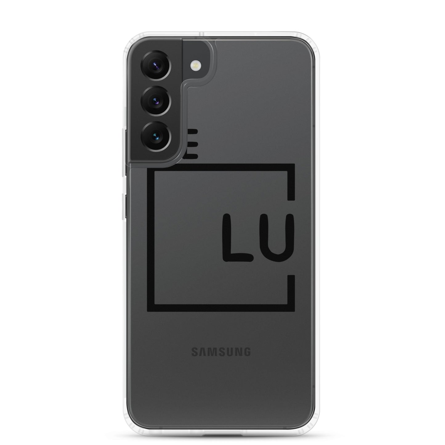 WLU Clear Case for Samsung® - Black Logo