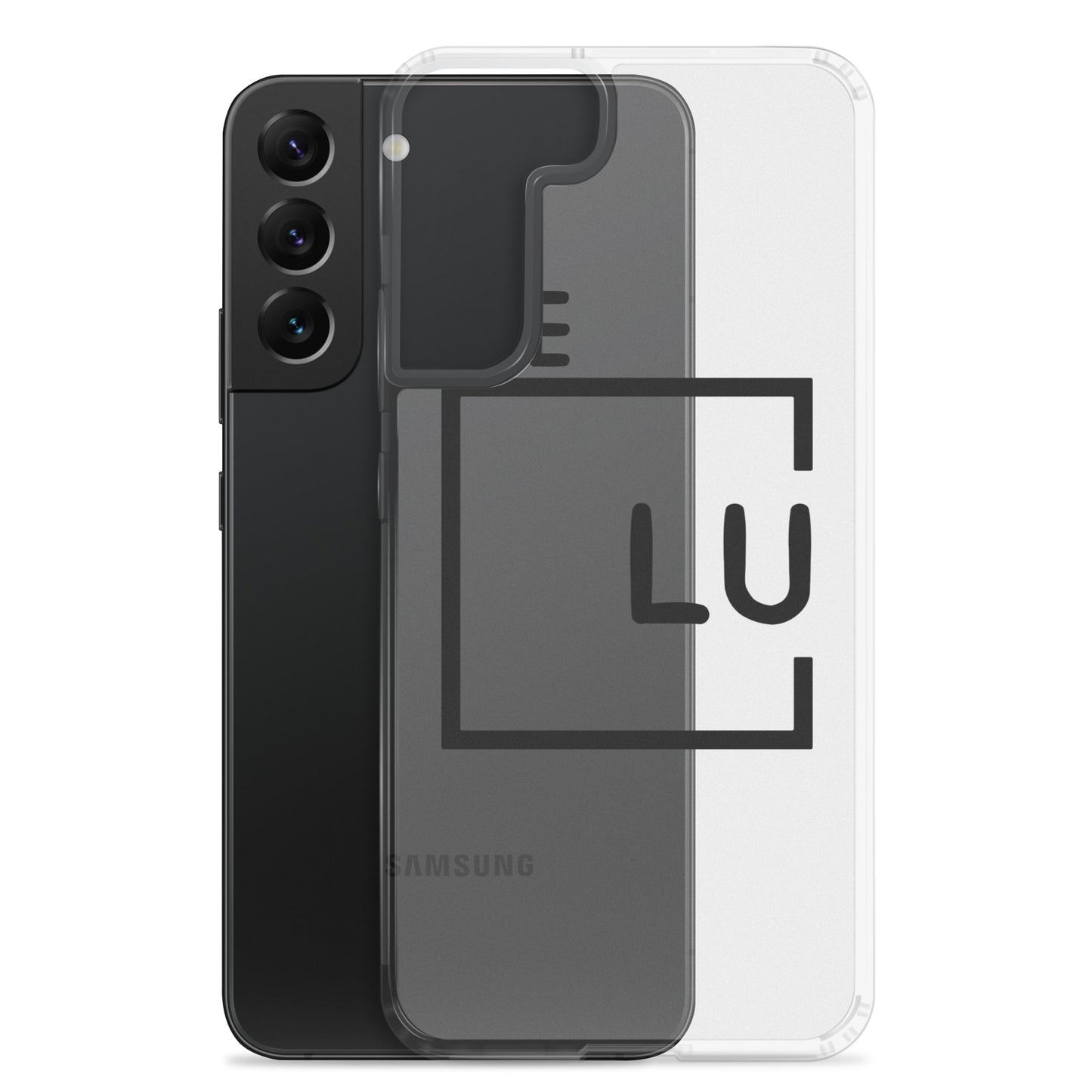 WLU Clear Case for Samsung® - Black Logo