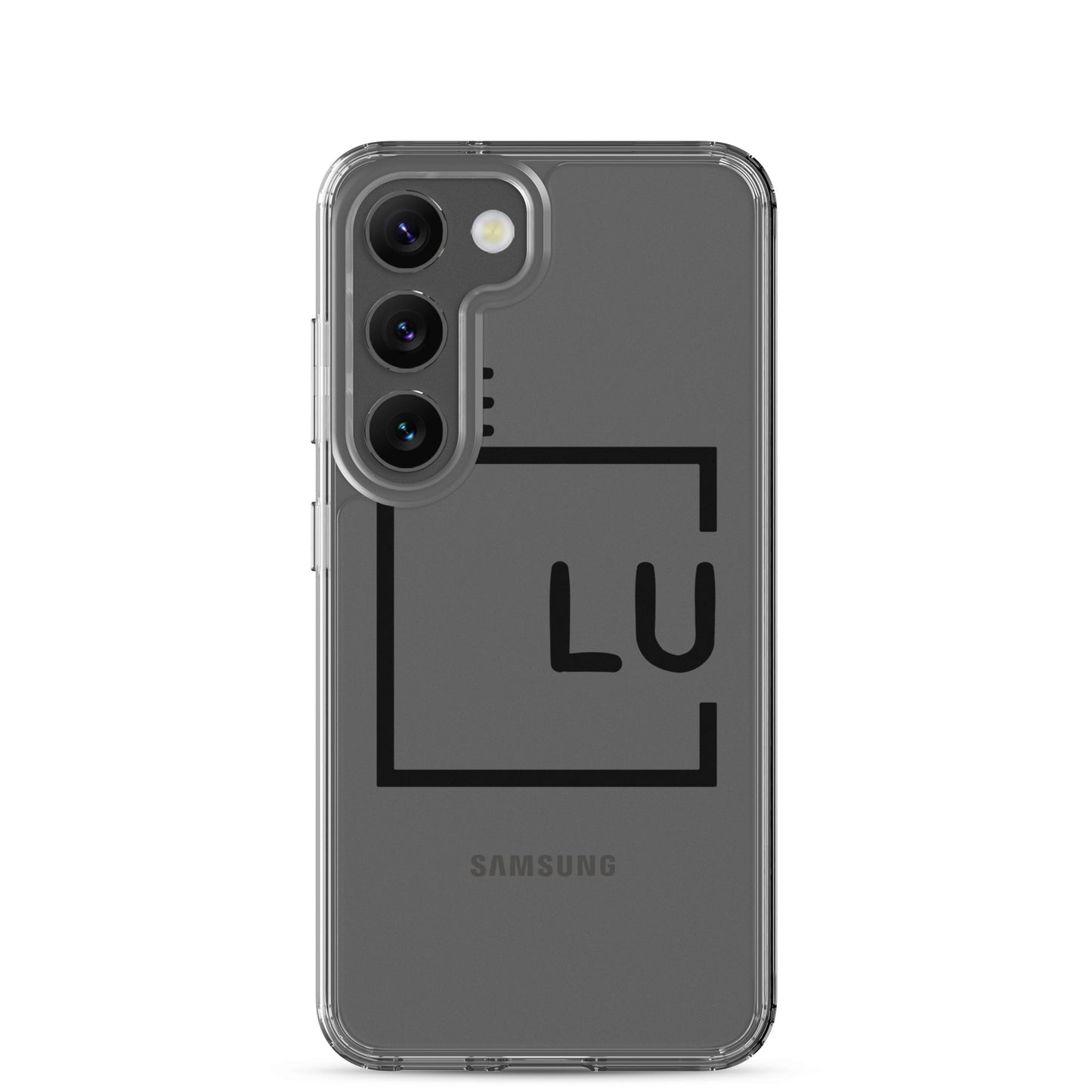 WLU Clear Case for Samsung® - Black Logo