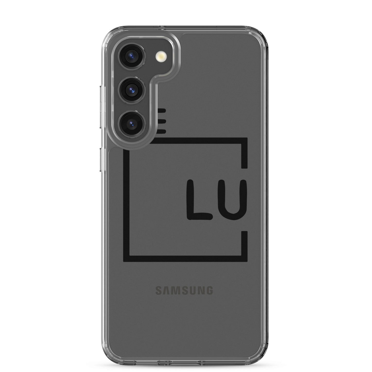 WLU Clear Case for Samsung® - Black Logo