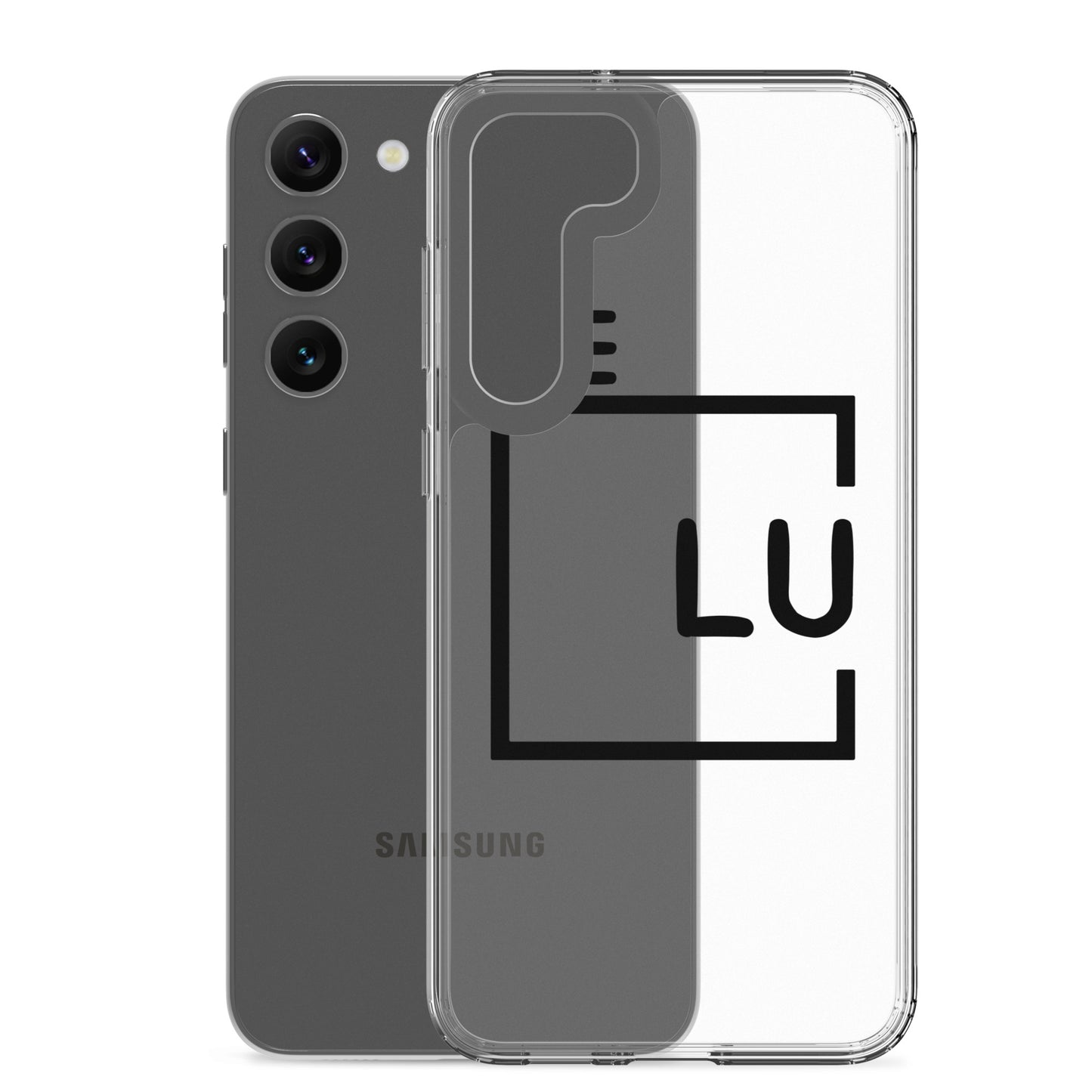 WLU Clear Case for Samsung® - Black Logo