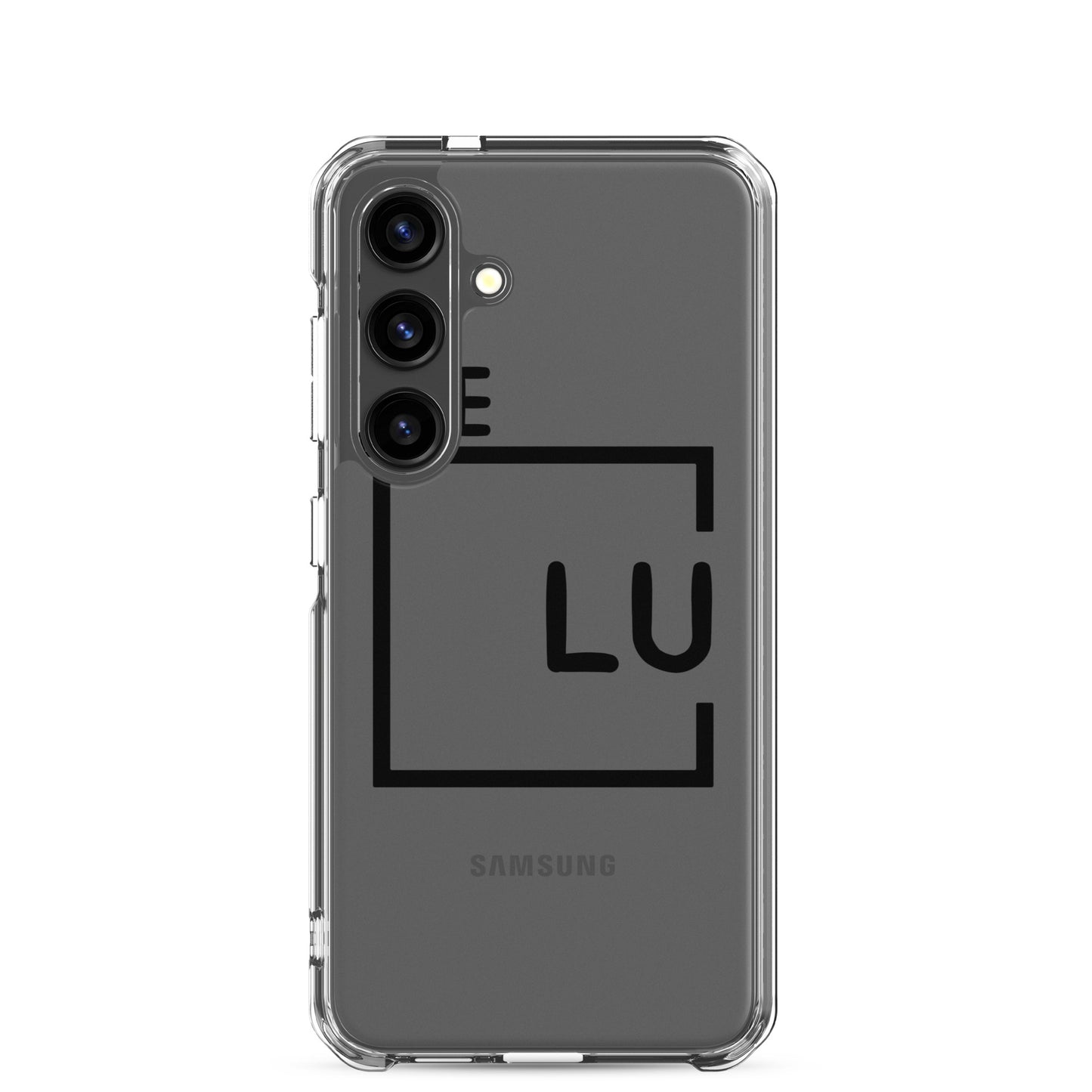 WLU Clear Case for Samsung® - Black Logo