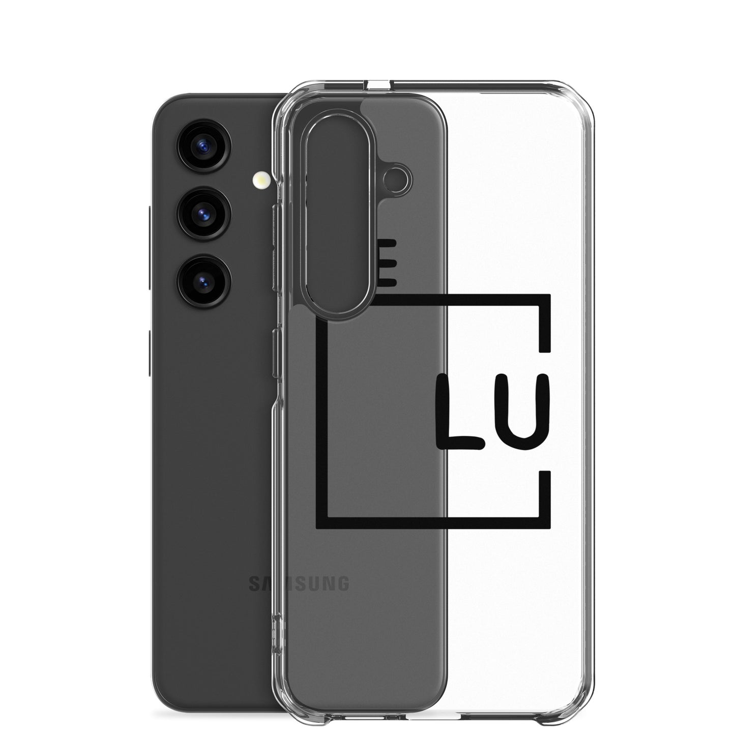 WLU Clear Case for Samsung® - Black Logo