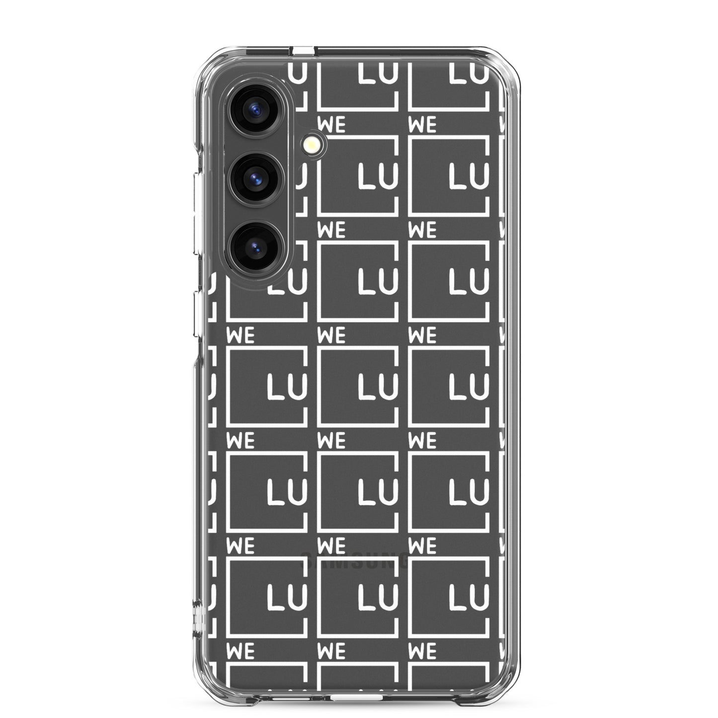 WLU Clear Case for Samsung® - White Logo