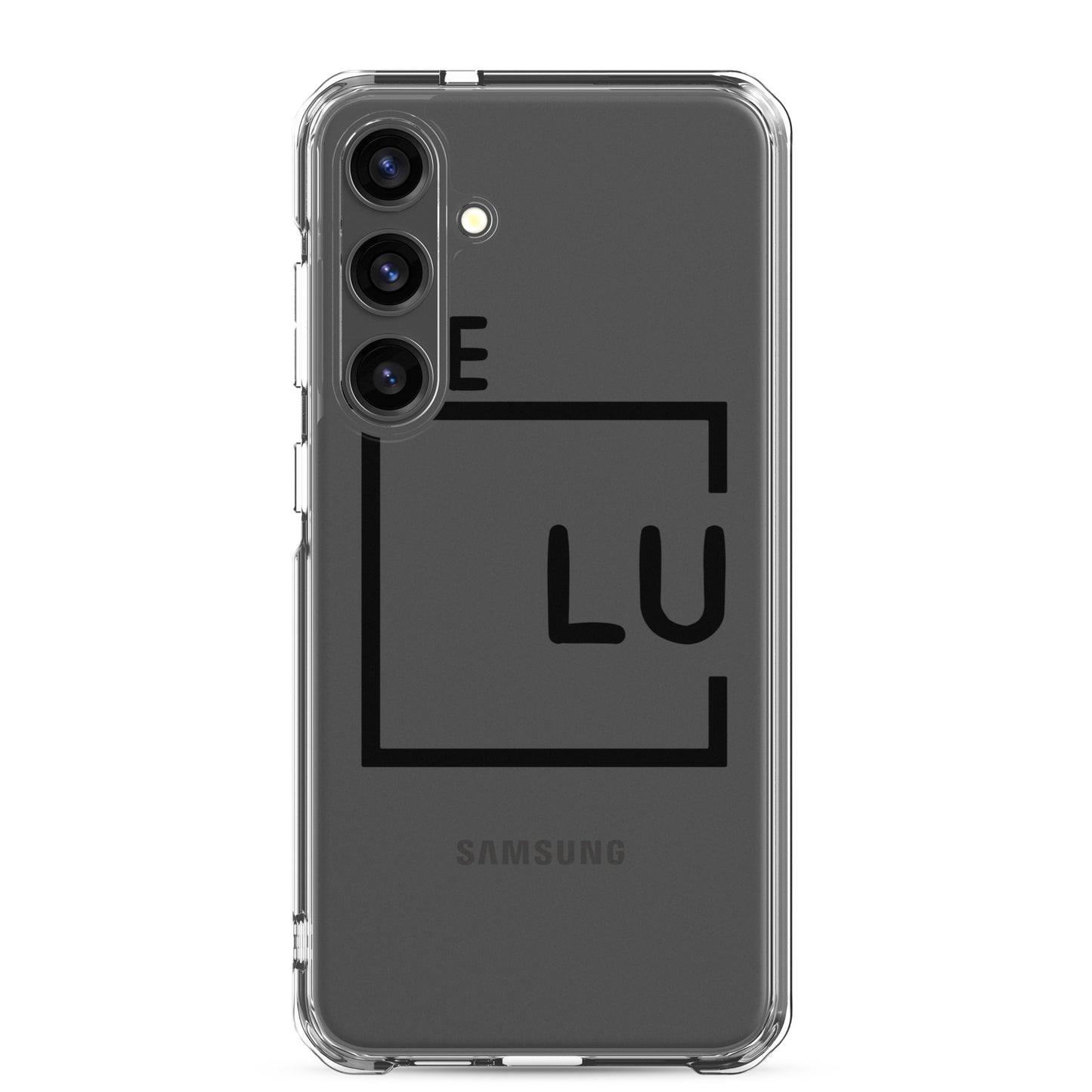 WLU Clear Case for Samsung® - Black Logo