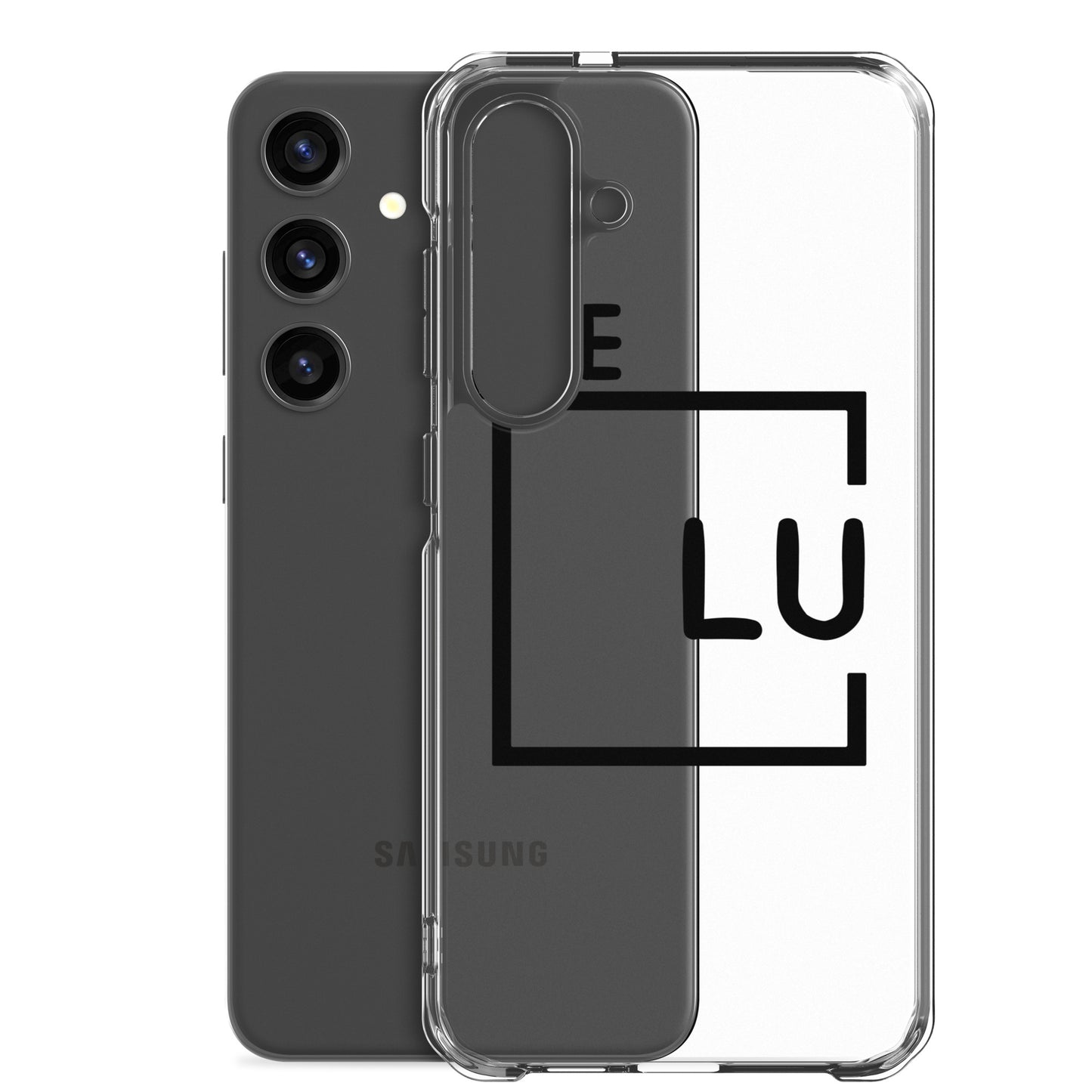 WLU Clear Case for Samsung® - Black Logo