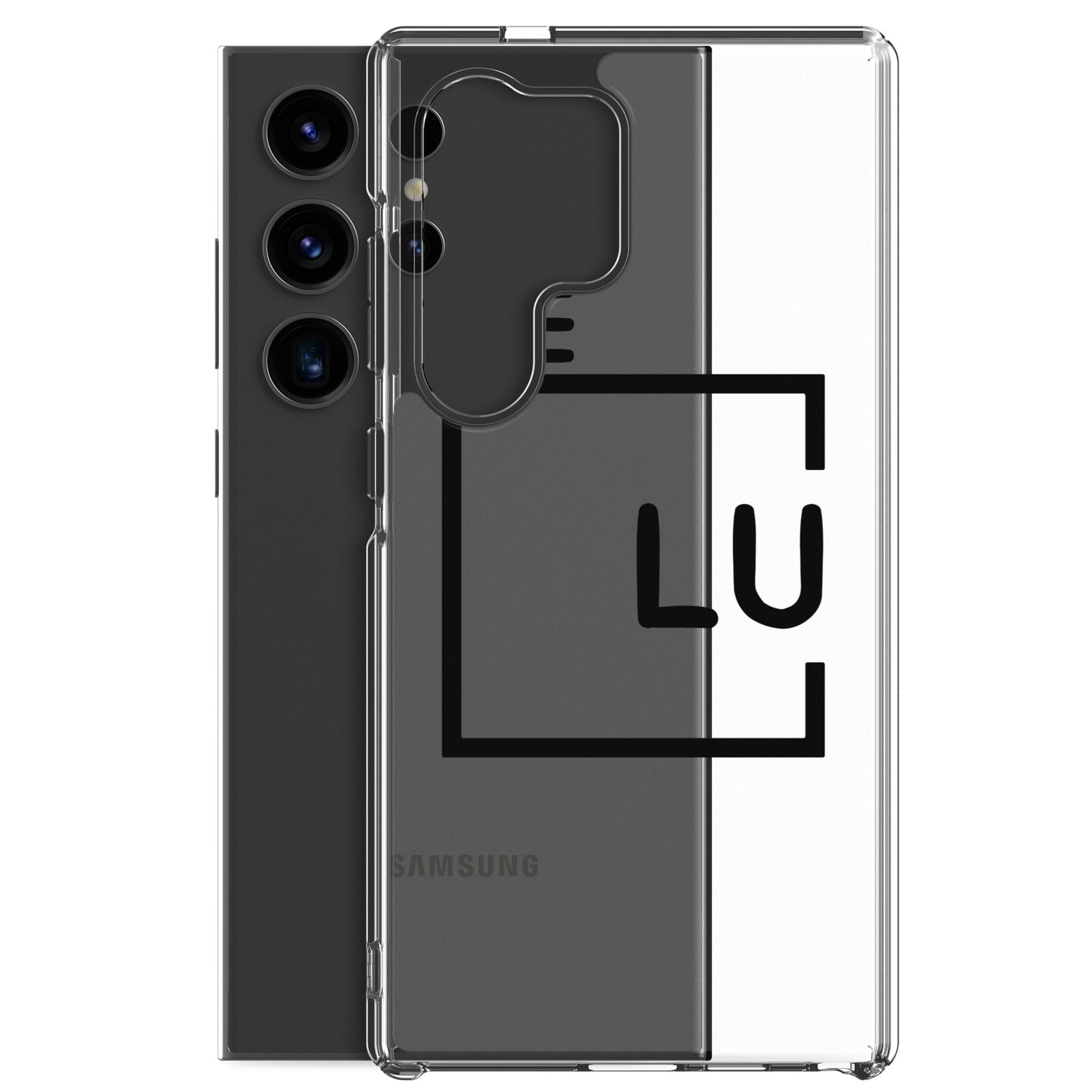 WLU Clear Case for Samsung® - Black Logo