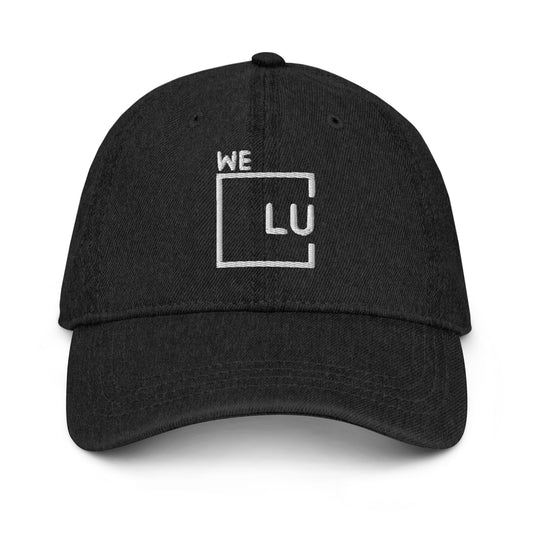 WLU Denim Hat - Gray Logo