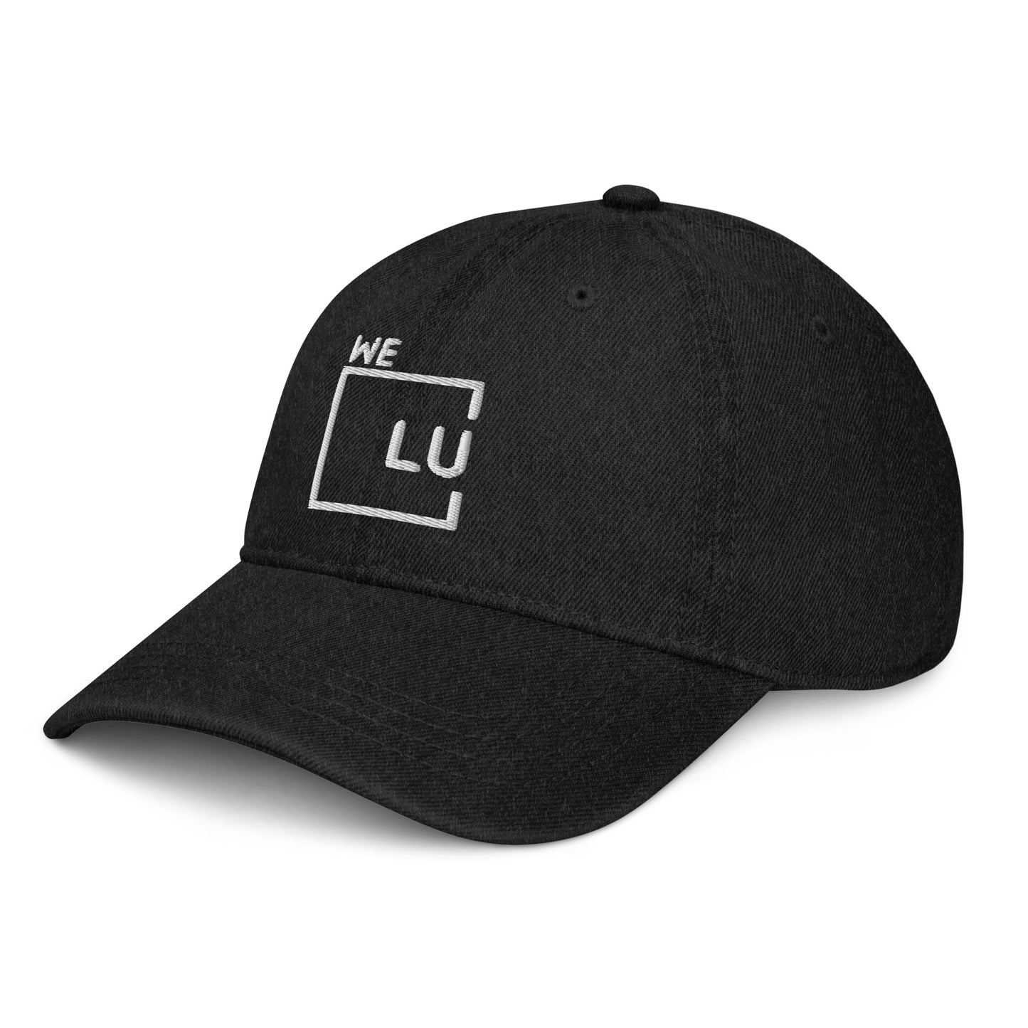 WLU Denim Hat - Gray Logo