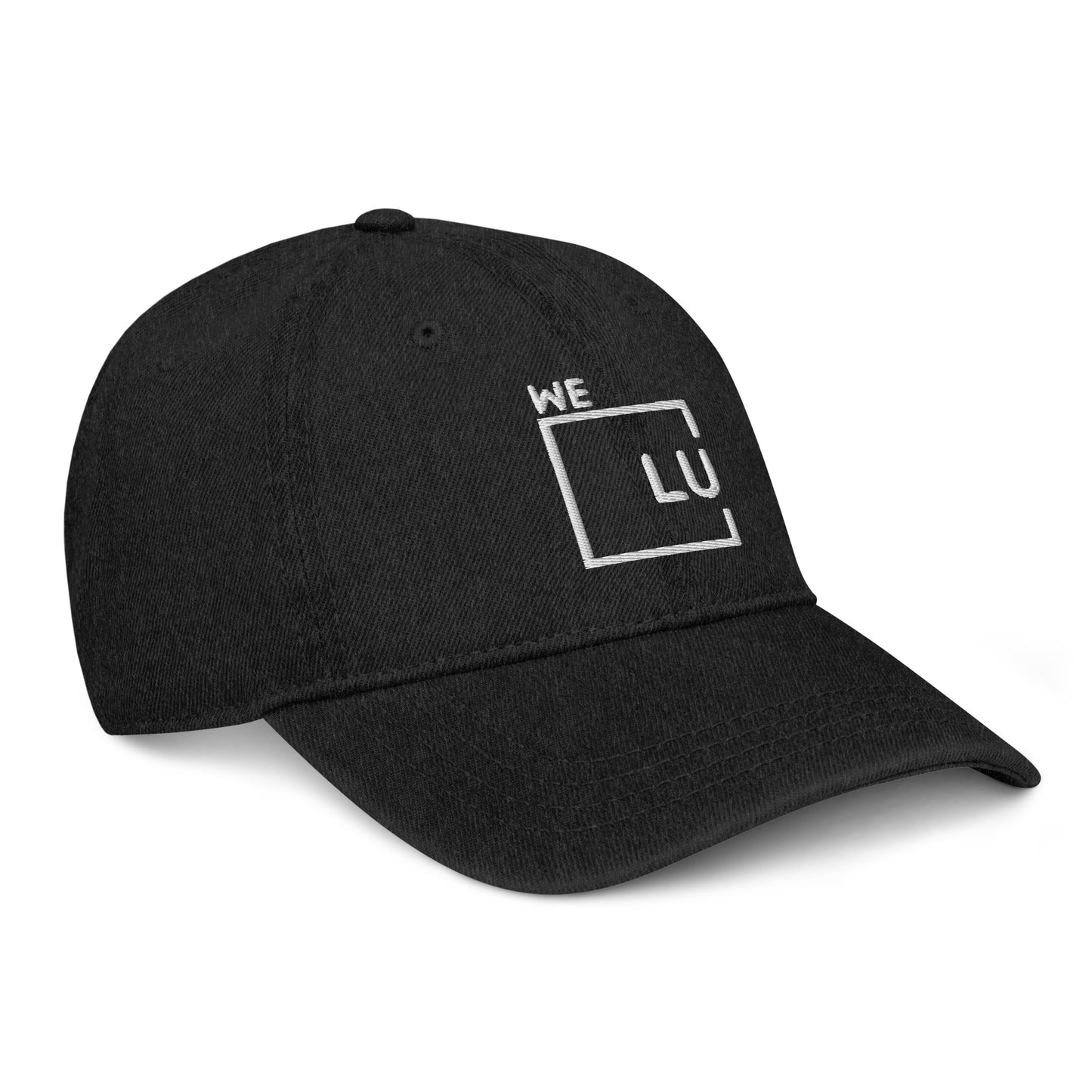 WLU Denim Hat - Gray Logo