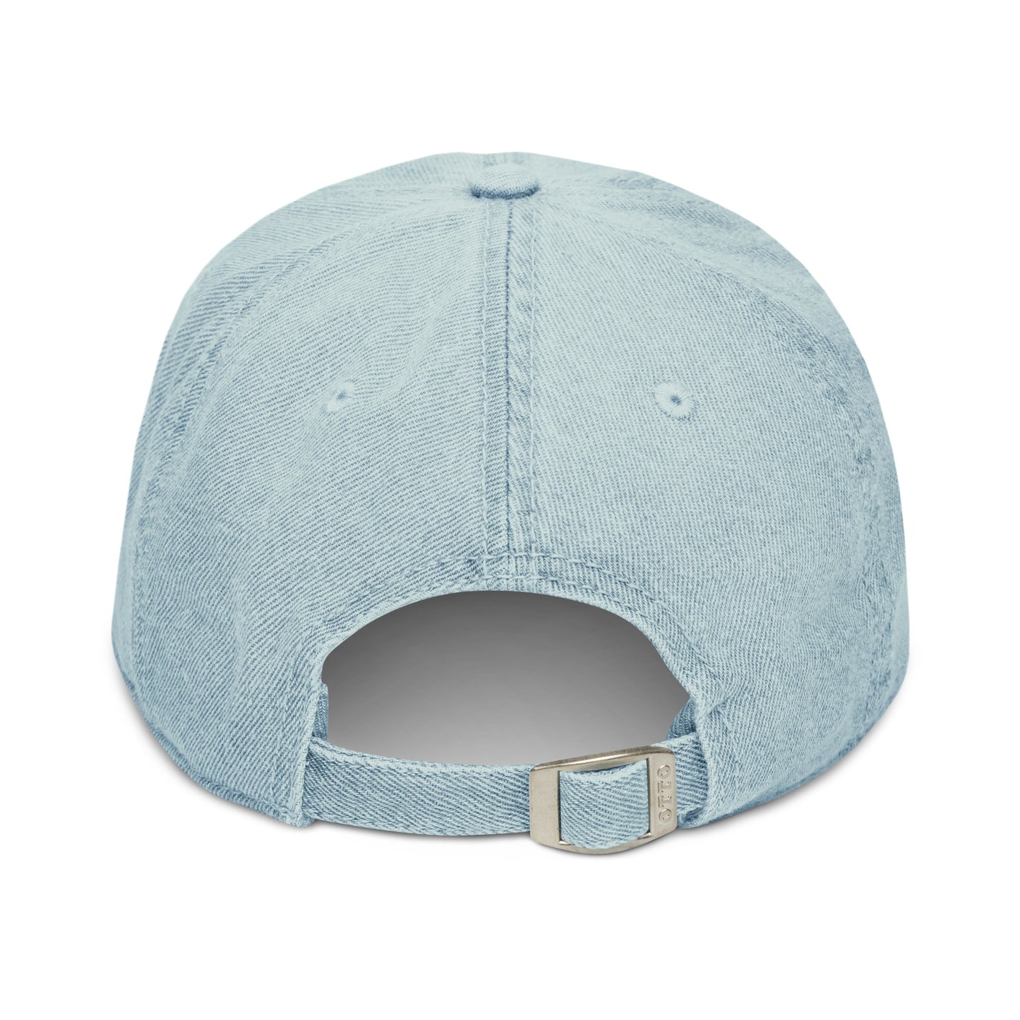 WLU Denim Hat - Gray Logo