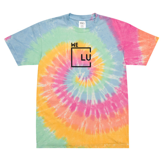 WLU Oversized Tie-Dye T-Shirt - Black Logo