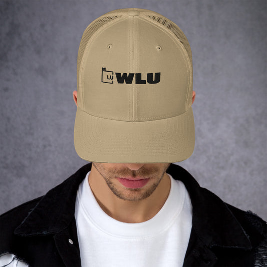 WLU Trucker Cap - Black Logo