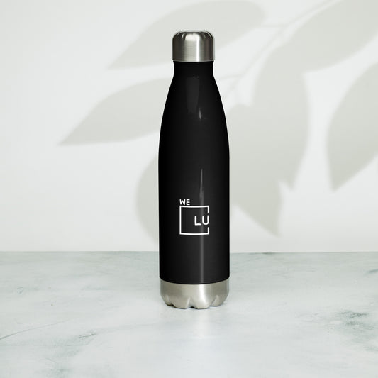 WLU Stainless Steel Water Bottle - White Logo