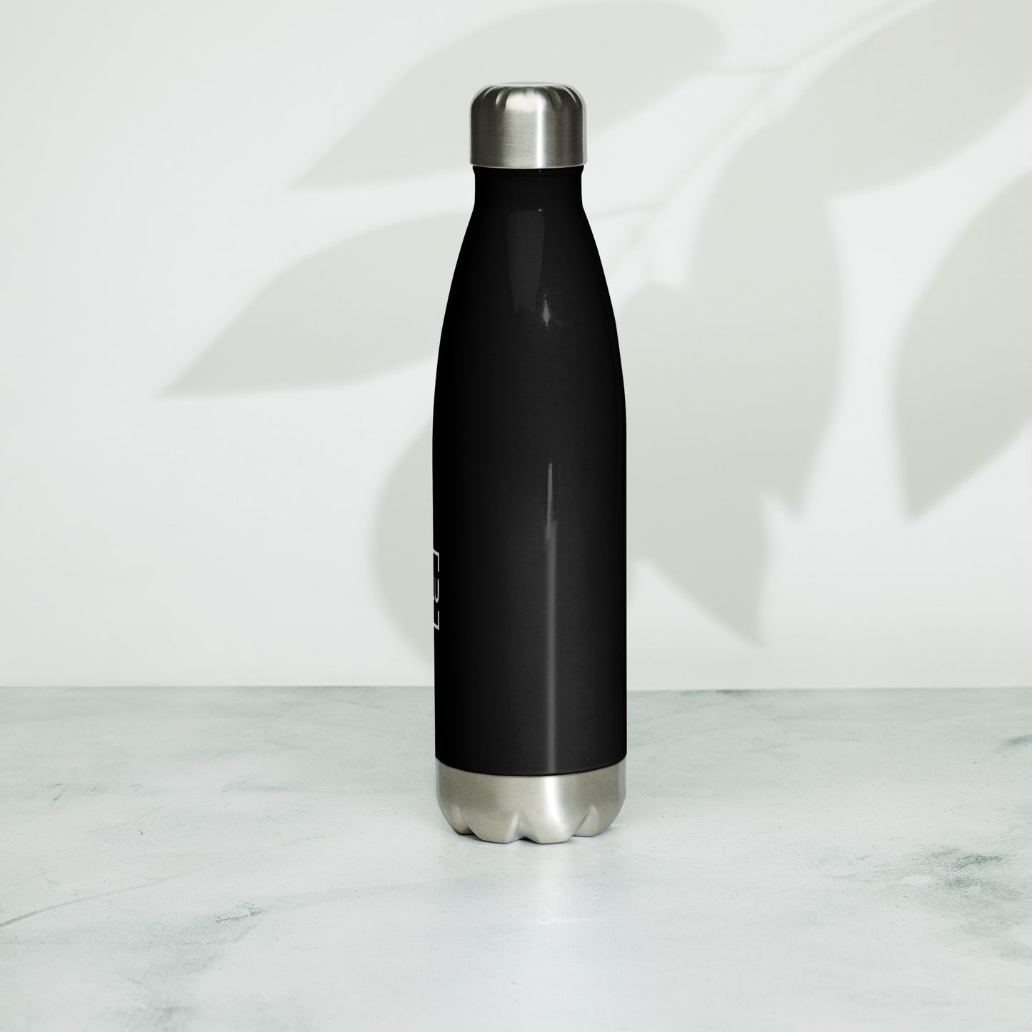 WLU Stainless Steel Water Bottle - White Logo