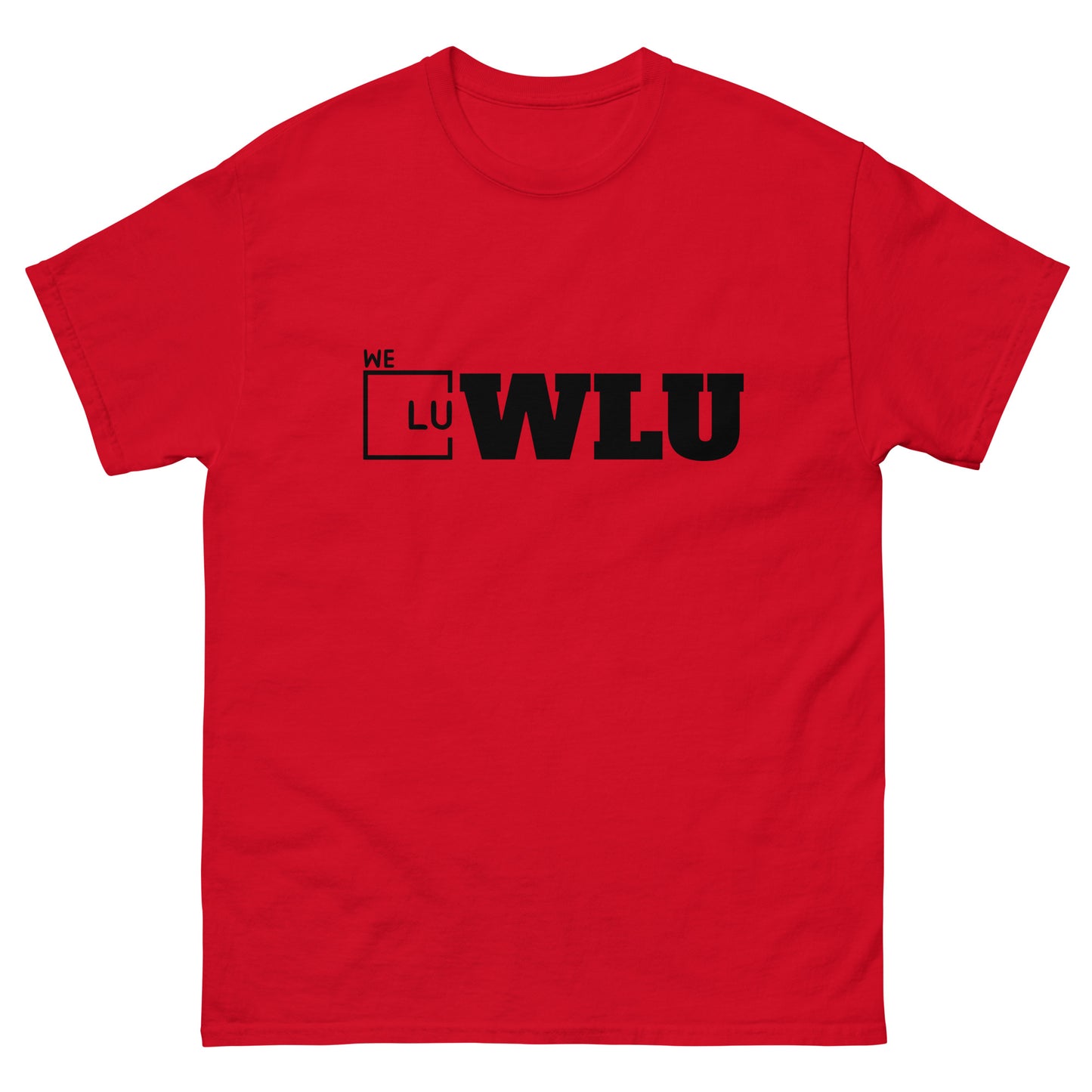 WLU Unisex Classic T-Shirt - Black Logo