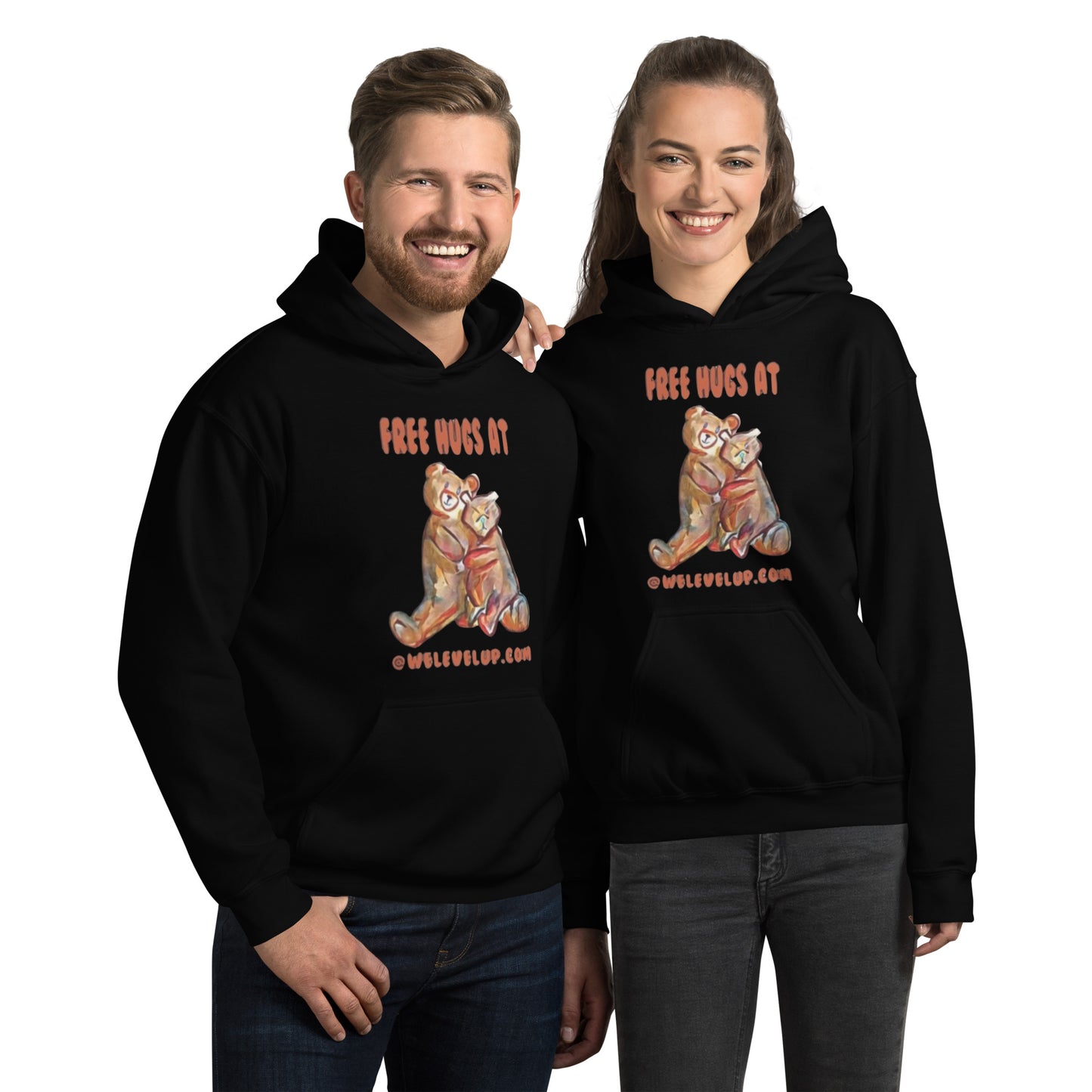 WLU Unisex Hoodie - "Bear Hug"