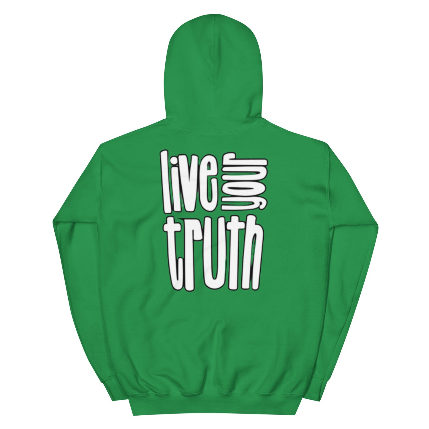 WLU Unisex Hoodie "Live Your Truth" - White Logo