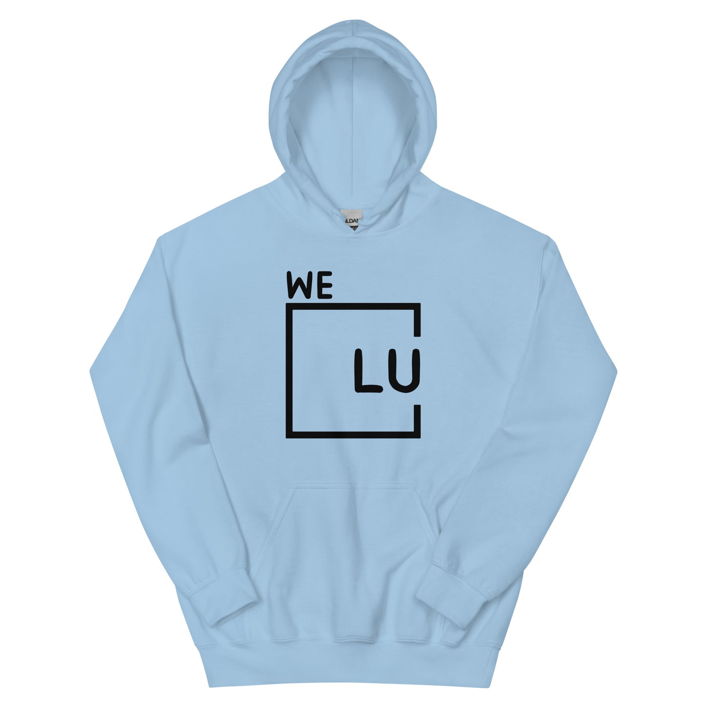 WLU Unisex Hoodie Basic - Black Logo