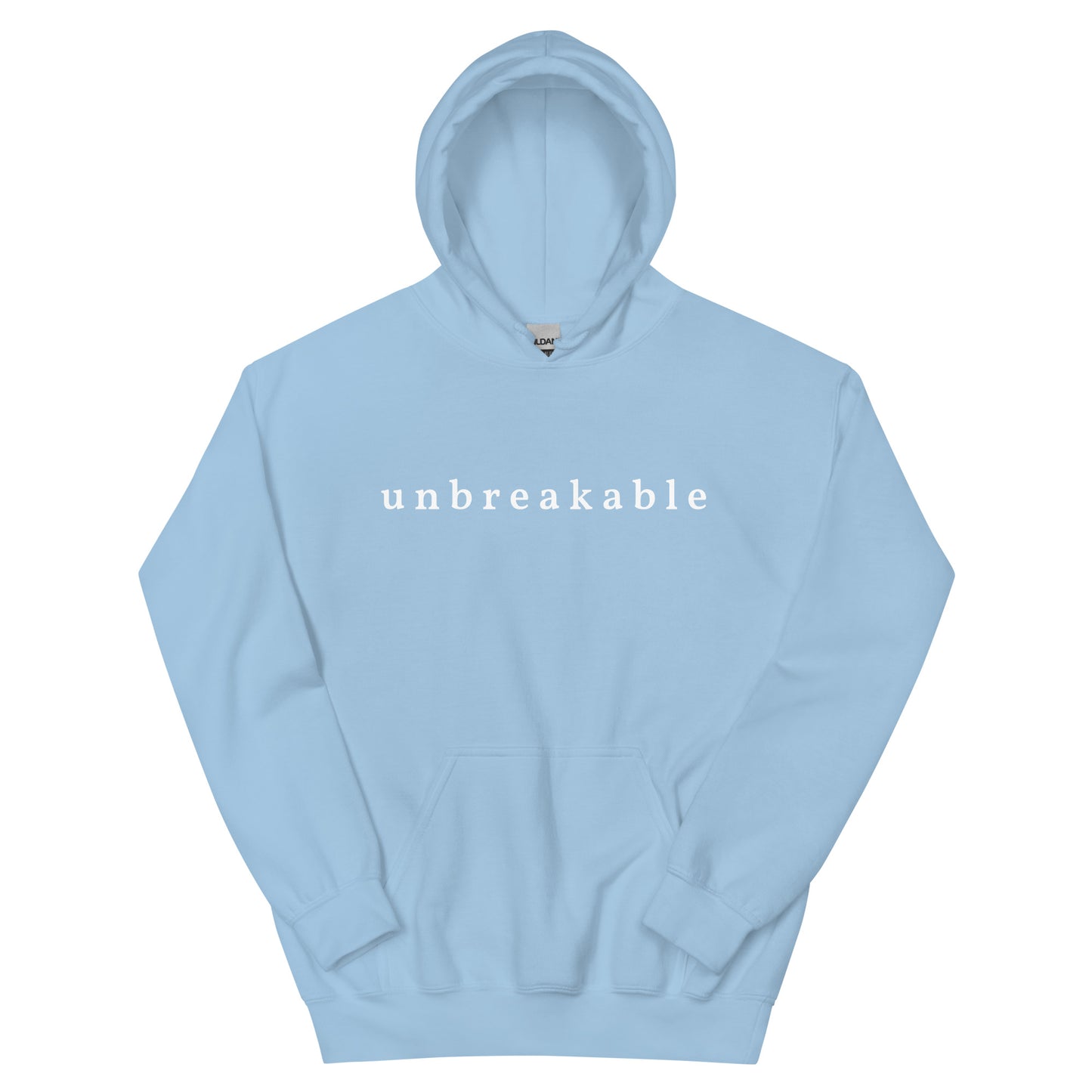 WLU Unisex Hoodie "Unbreakable" - White Logo