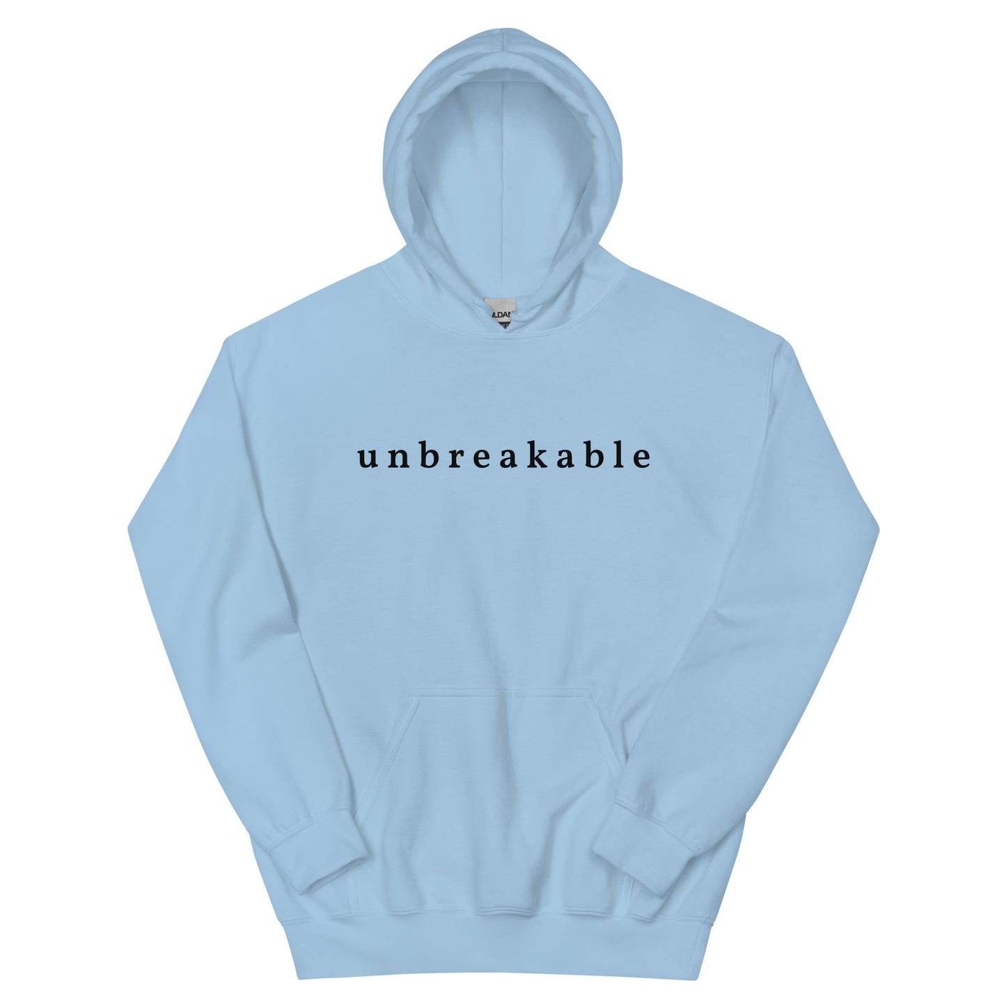 WLU Unisex Hoodie "Unbreakable" - Black Logo