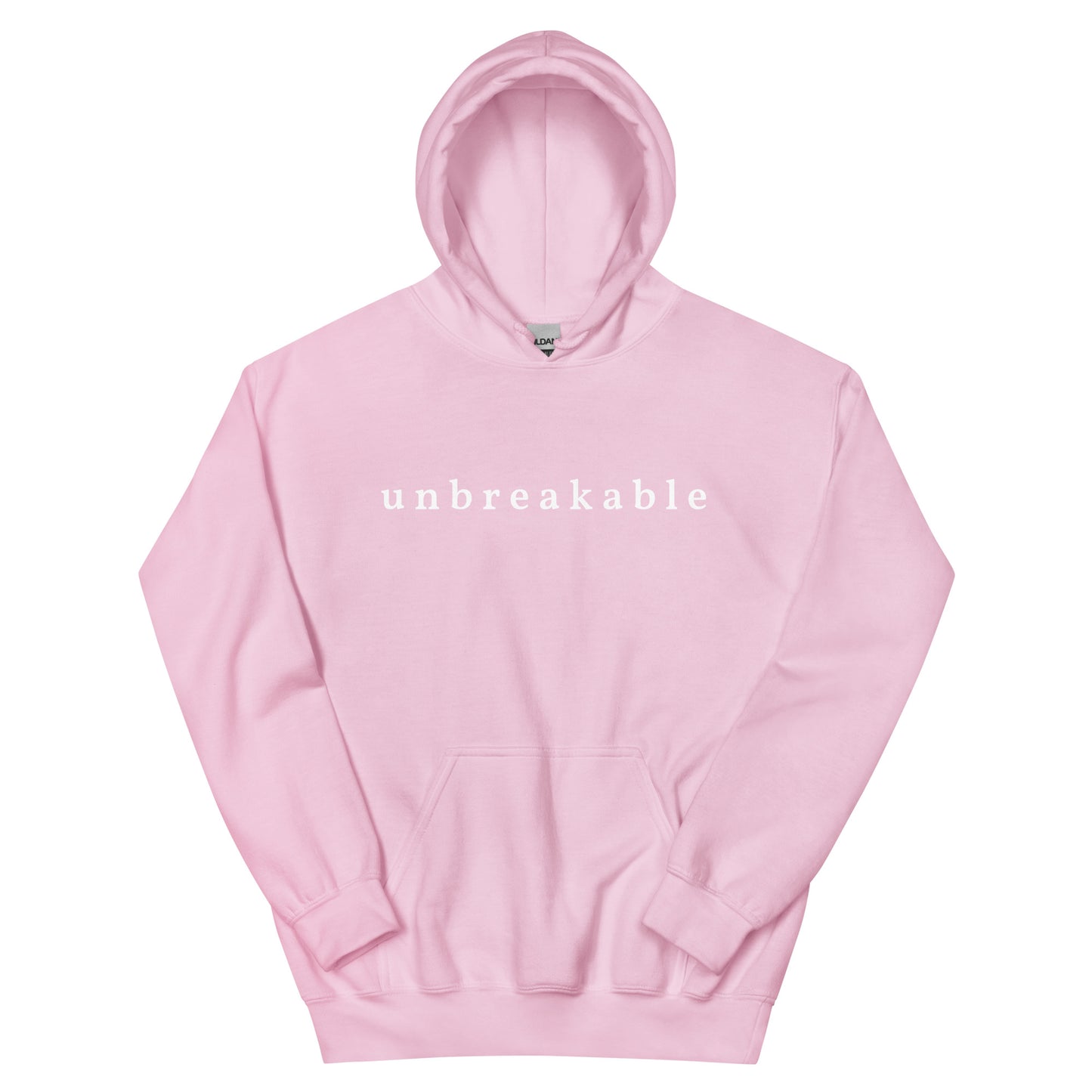 WLU Unisex Hoodie "Unbreakable" - White Logo