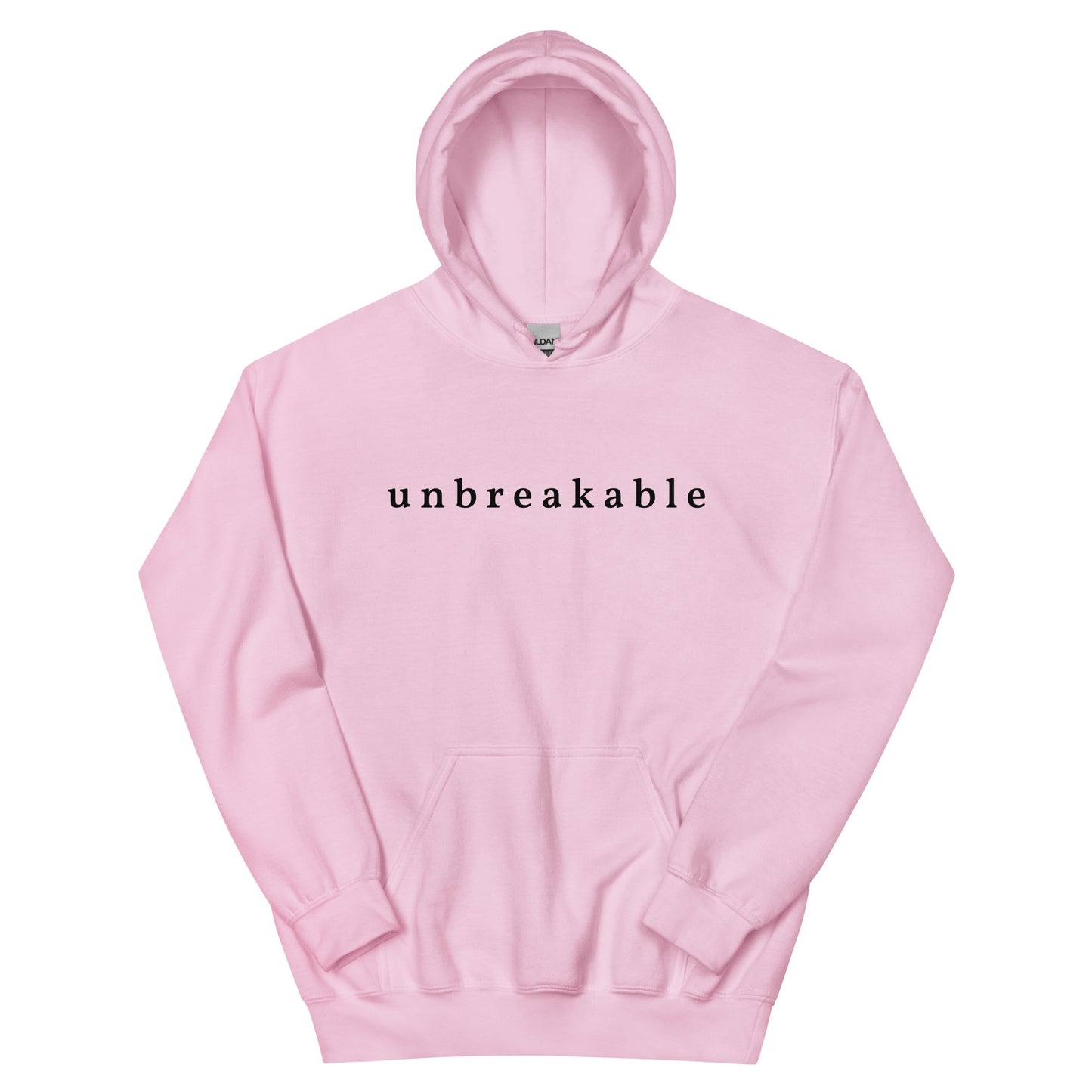 WLU Unisex Hoodie "Unbreakable" - Black Logo