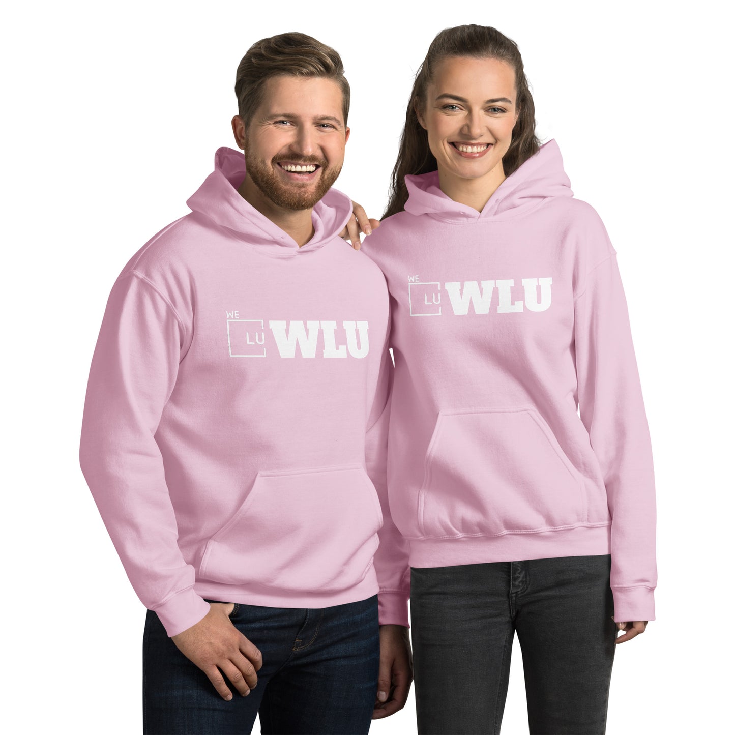 WLU Unisex Hoodie "Letter" - White Logo