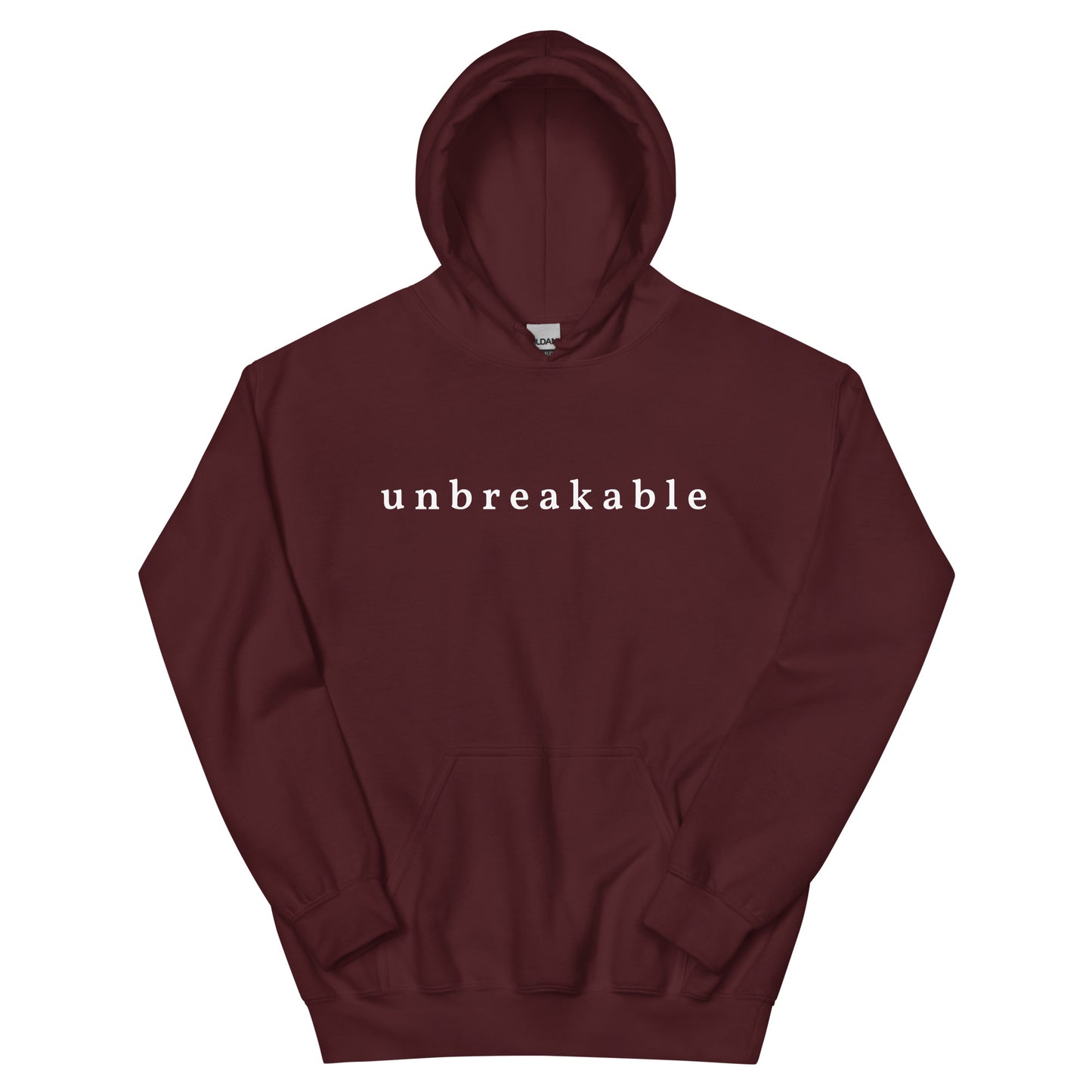 WLU Unisex Hoodie "Unbreakable" - White Logo