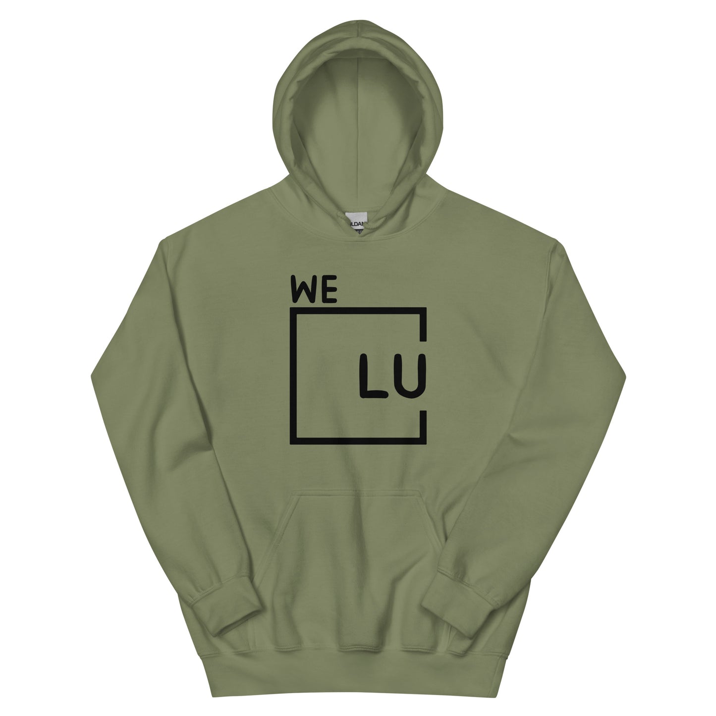 WLU Unisex Hoodie Basic - Black Logo