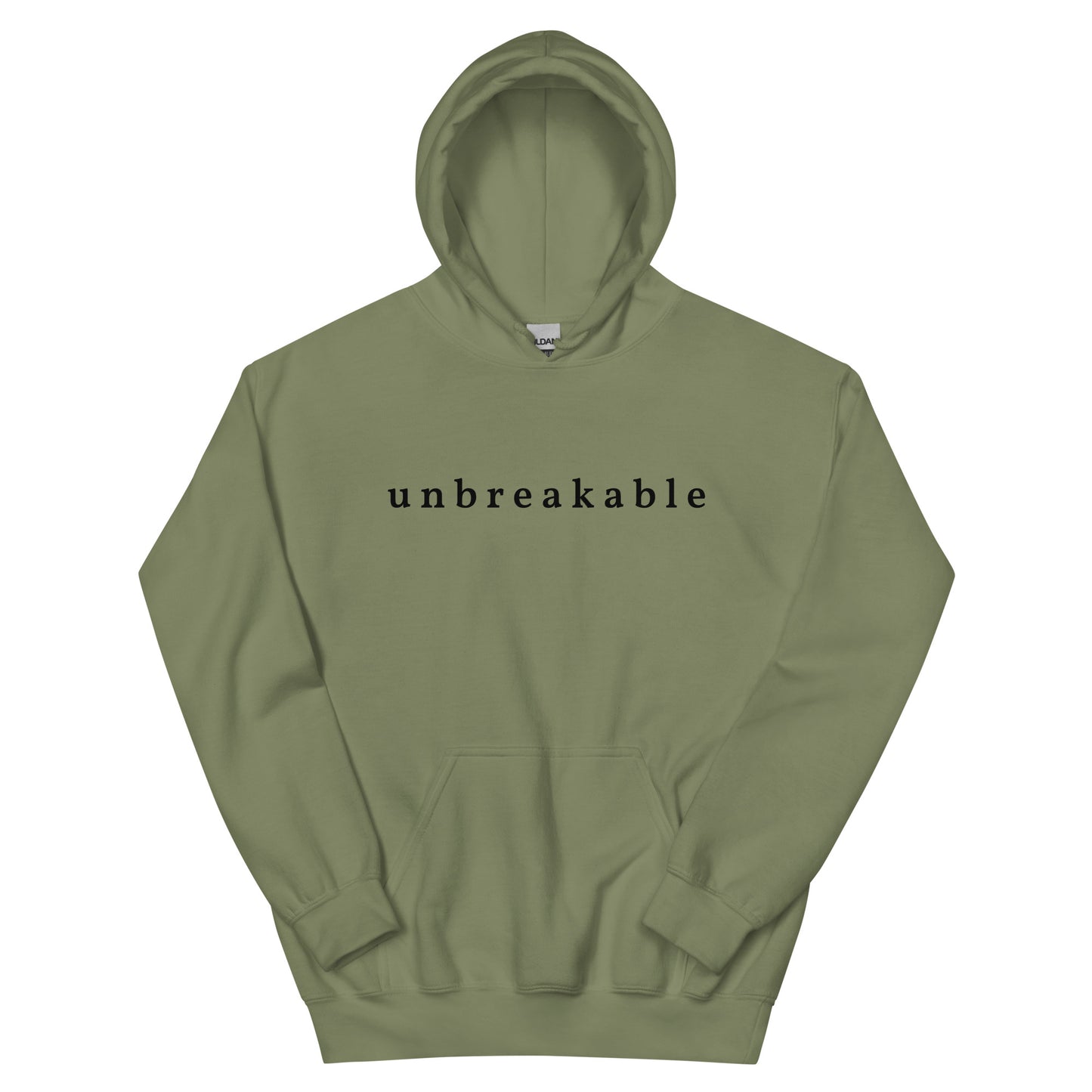 WLU Unisex Hoodie "Unbreakable" - Black Logo