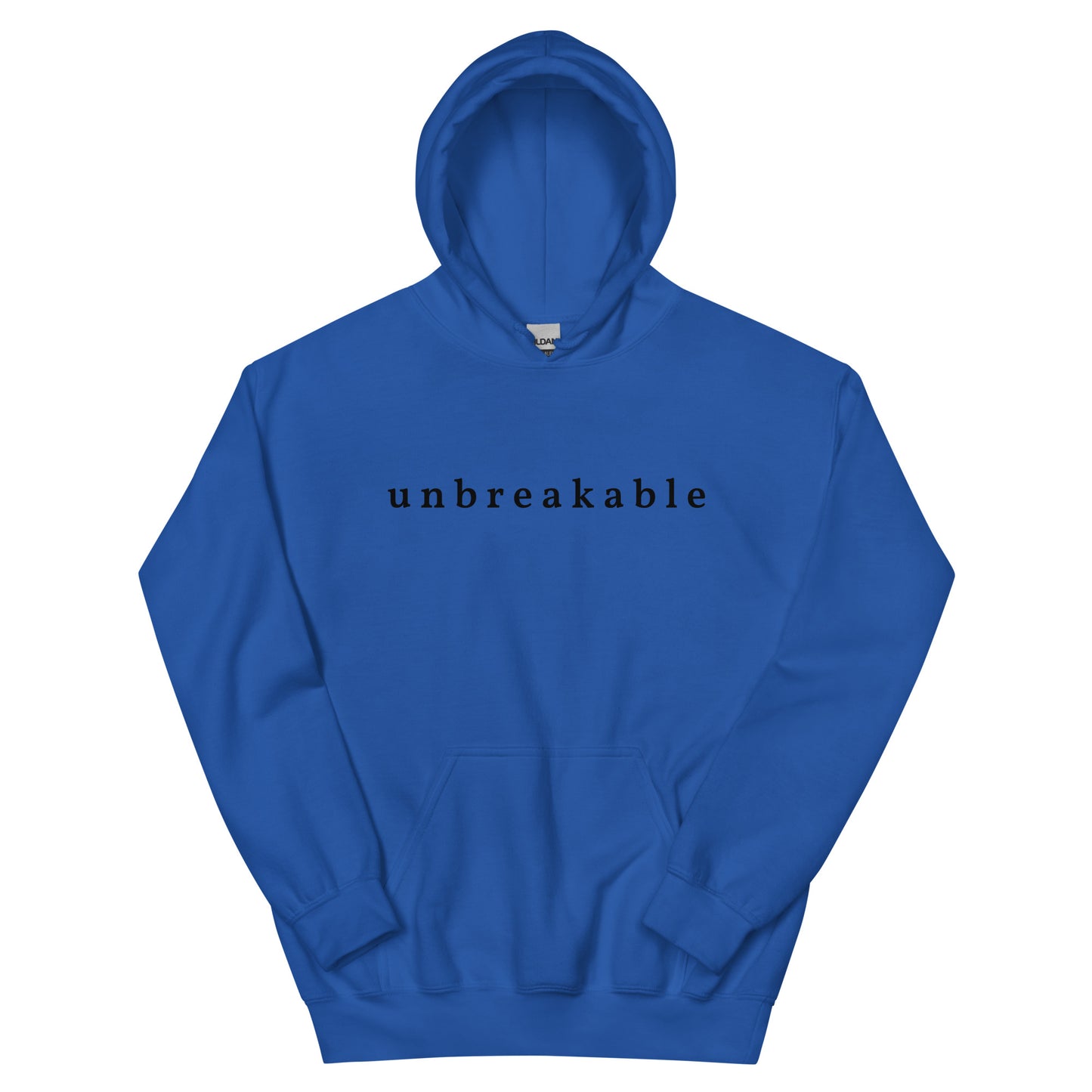 WLU Unisex Hoodie "Unbreakable" - Black Logo