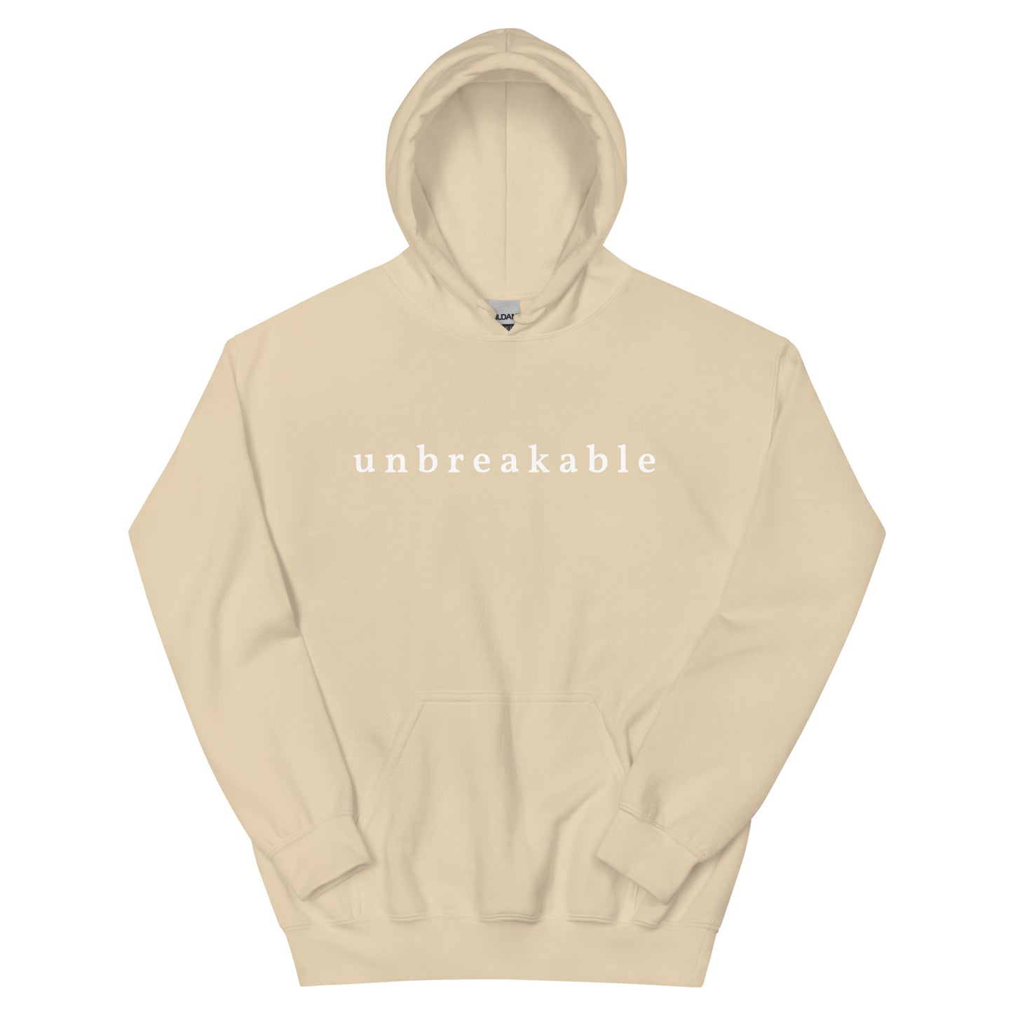 WLU Unisex Hoodie "Unbreakable" - White Logo