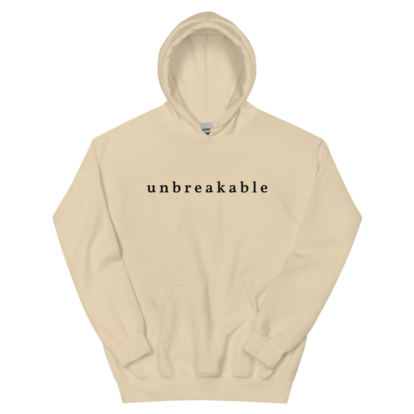 WLU Unisex Hoodie "Unbreakable" - Black Logo