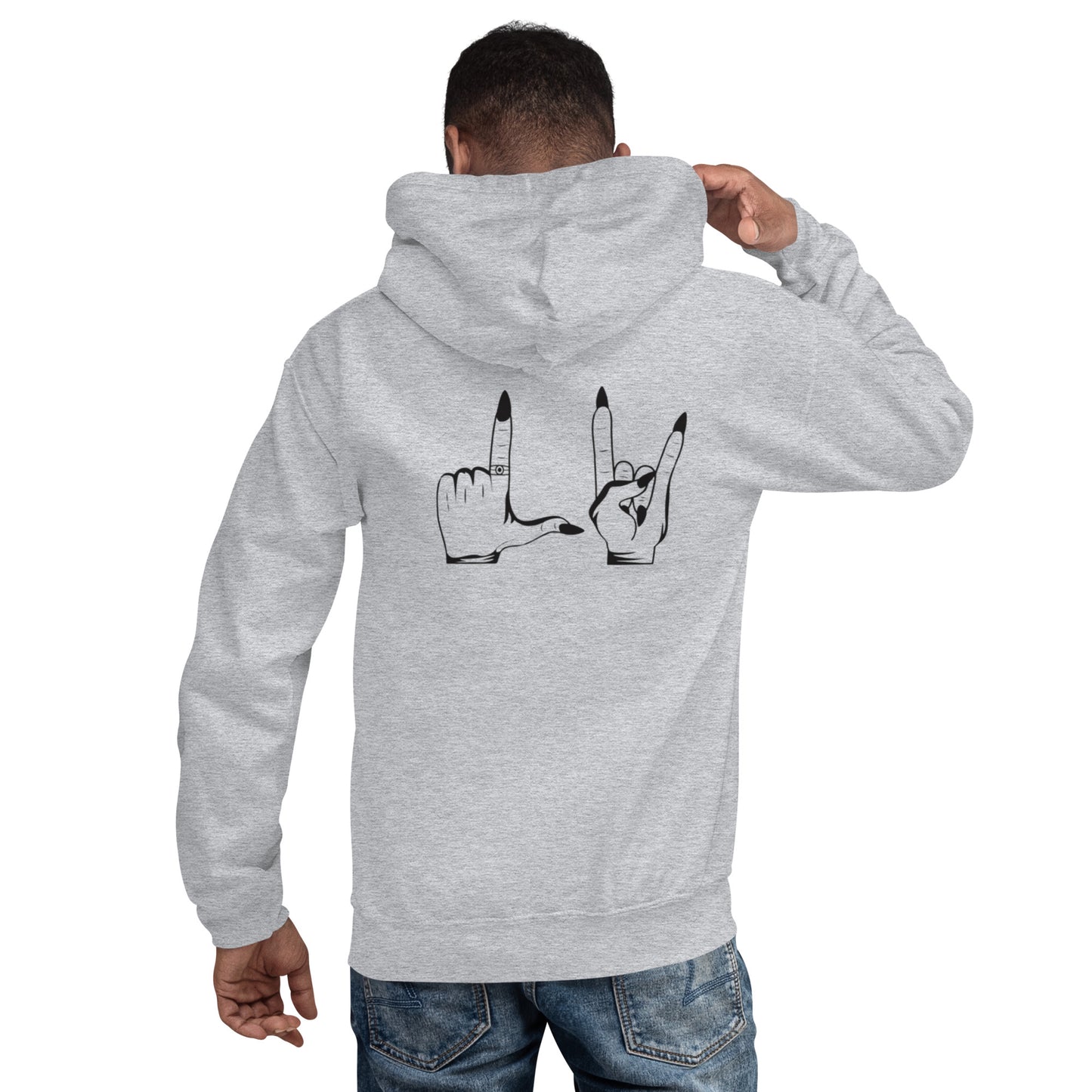 WLU Unisex Hoodie "LU" - Black Logo